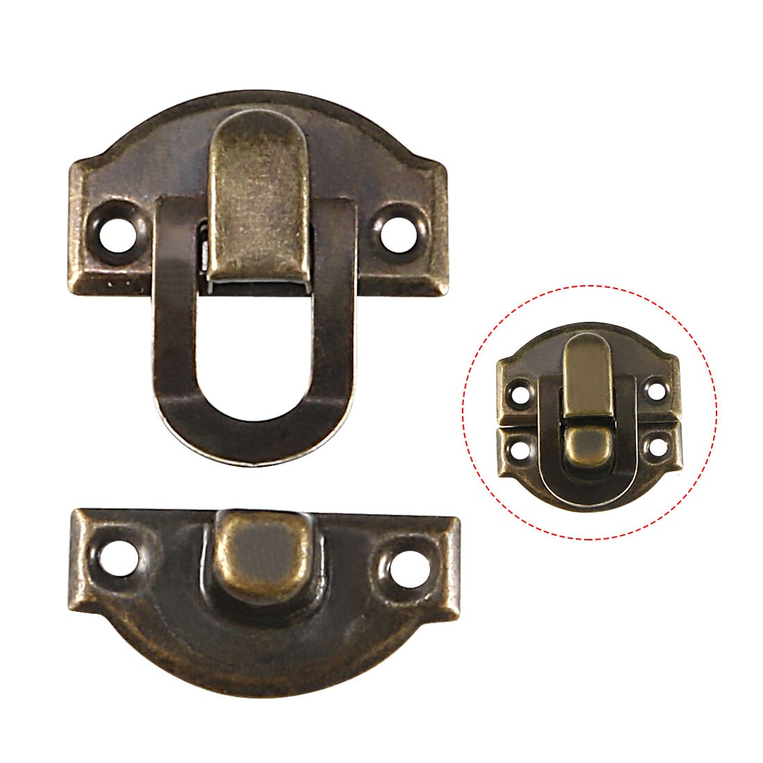 Unique Bargains S25093001UX7275 Cabinet-Latches - View #3