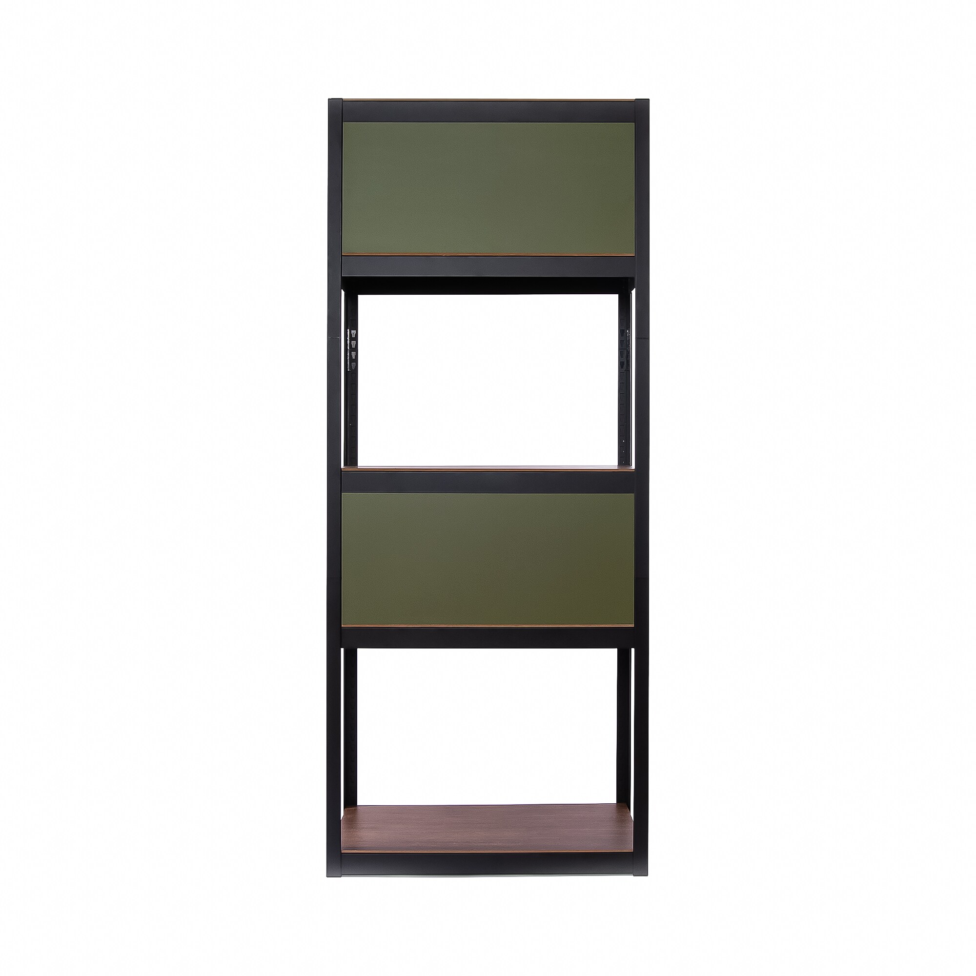 Best Home Fashion KEP-5S2D-80195-BK-GN Free-Standing-Shelving - View #3