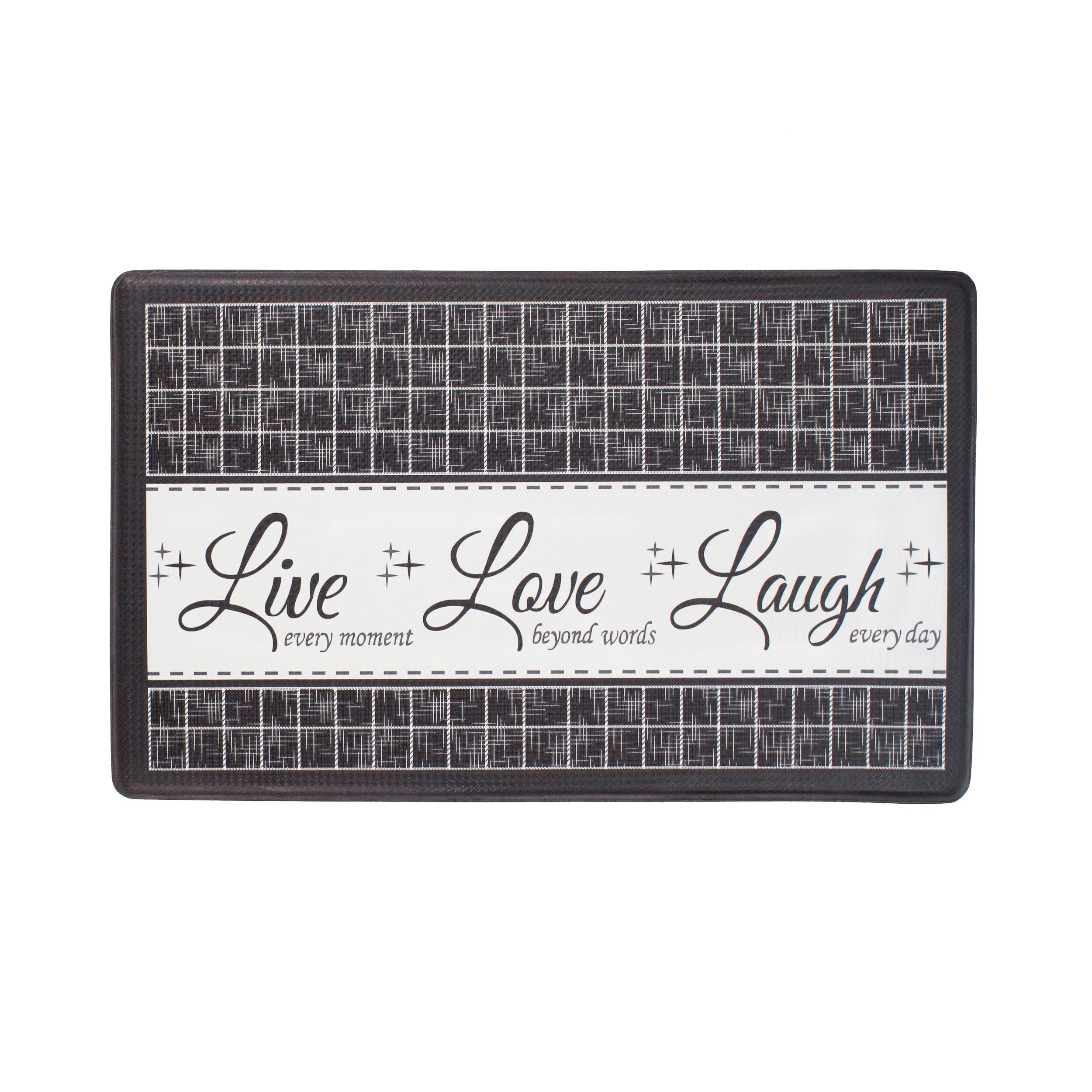 Achim ANFTMLLC12 2-ft x 3-ft Charcoal PVC Rectangular Indoor Home Anti-fatigue mat