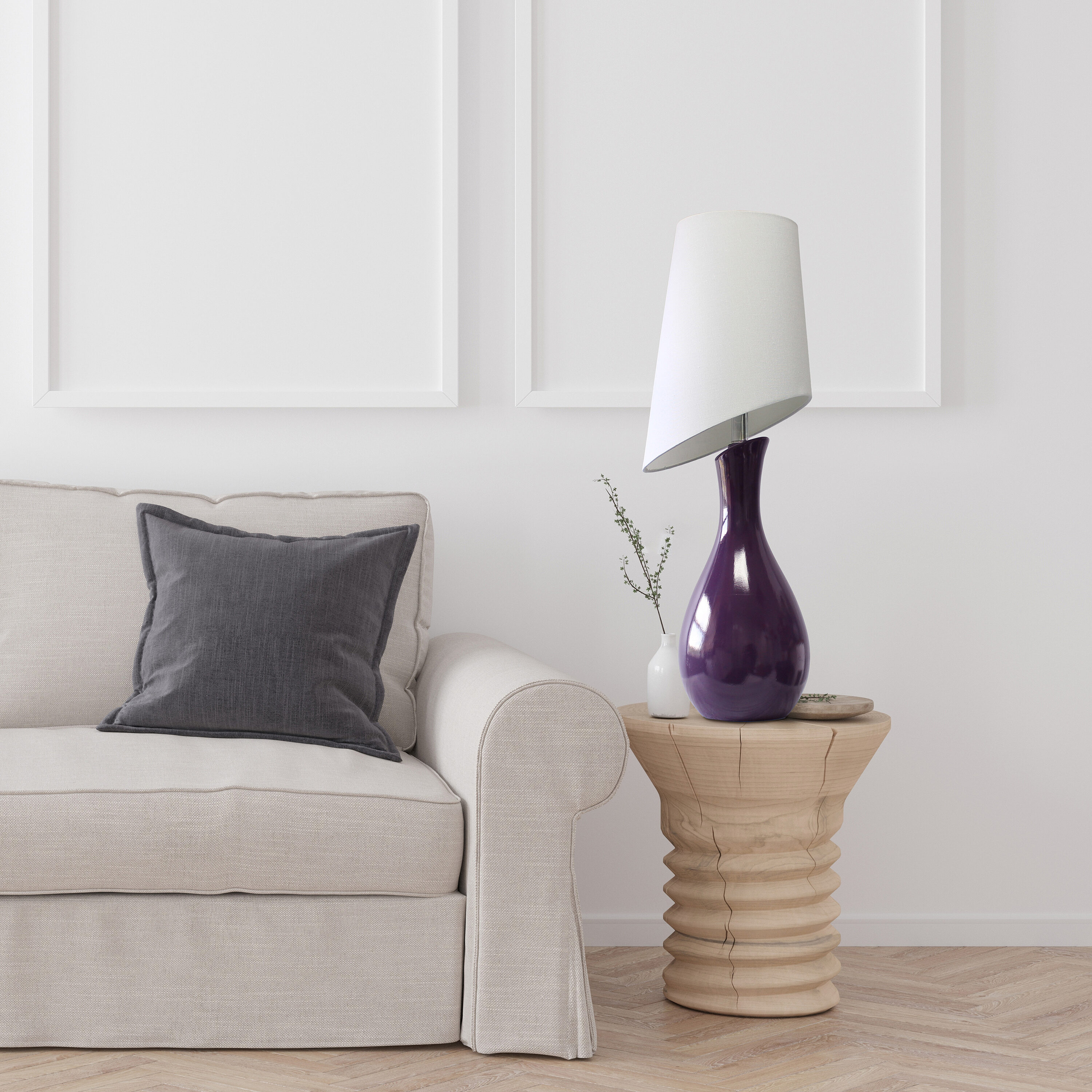 Simple Designs LT6005-PRP Table-Lamps - View #6