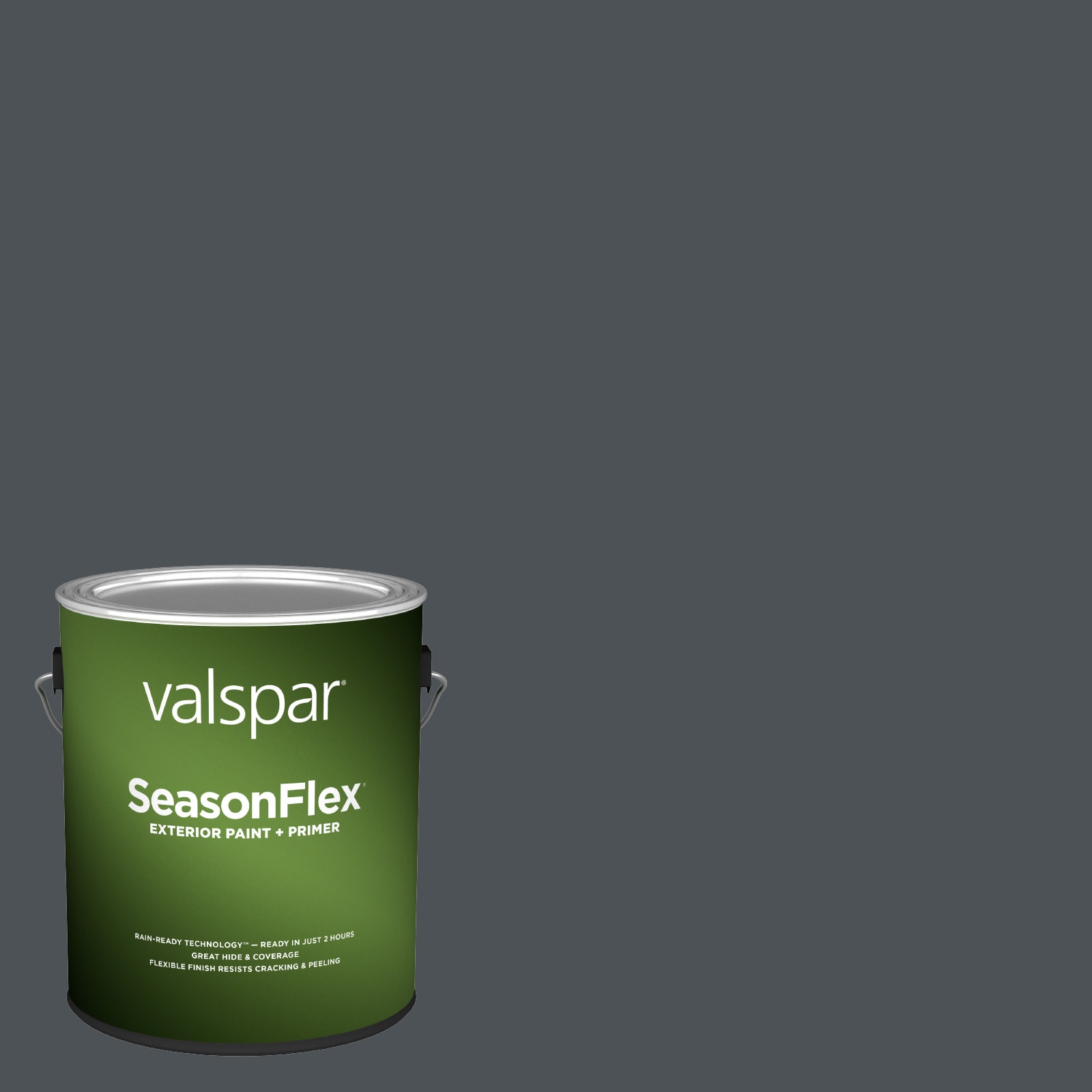 Valspar SeasonFlex Flat Chimney Smoke 4010-1 Latex Exterior Paint ...