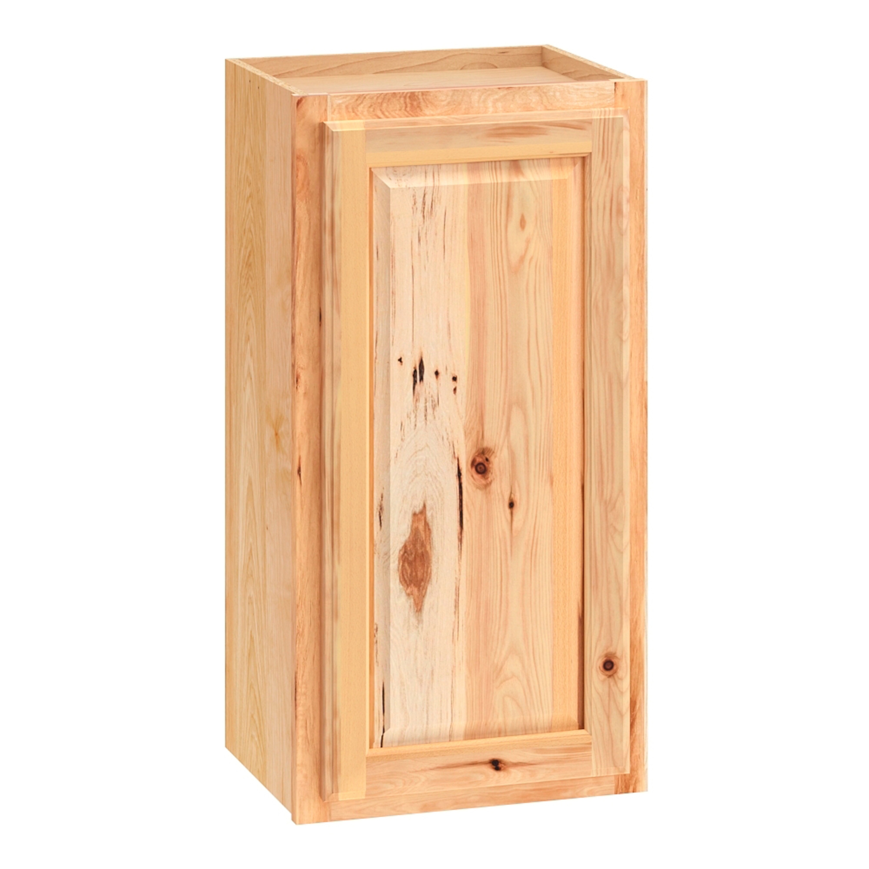 Diamond NOW 28E W1530R Denver 15-in W x 30-in H x 12-in D Natural Rustic Hickory Wall Fully assembled Cabinet (Raised Panel Square)