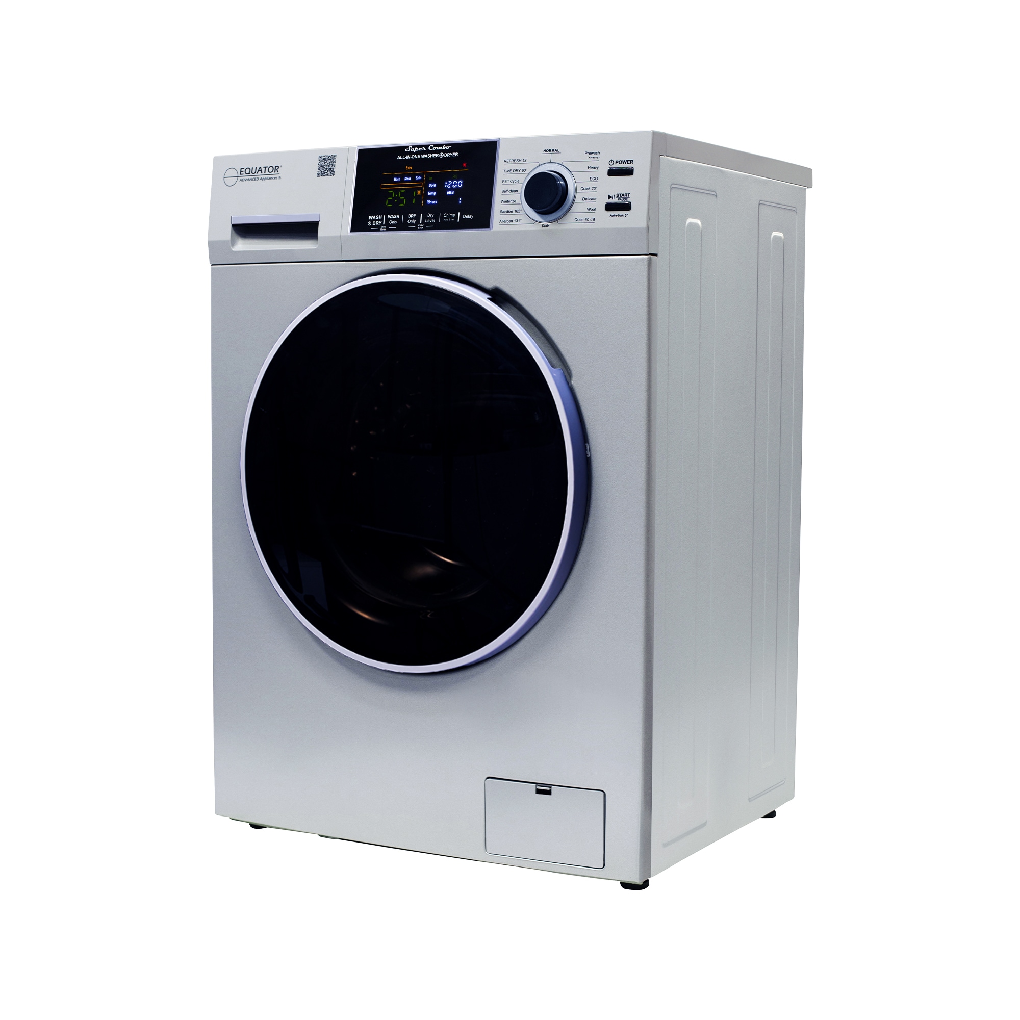 Equator Advanced Appliances EZ 4800 V SILVER Combination-Washers-Dryers - View #3