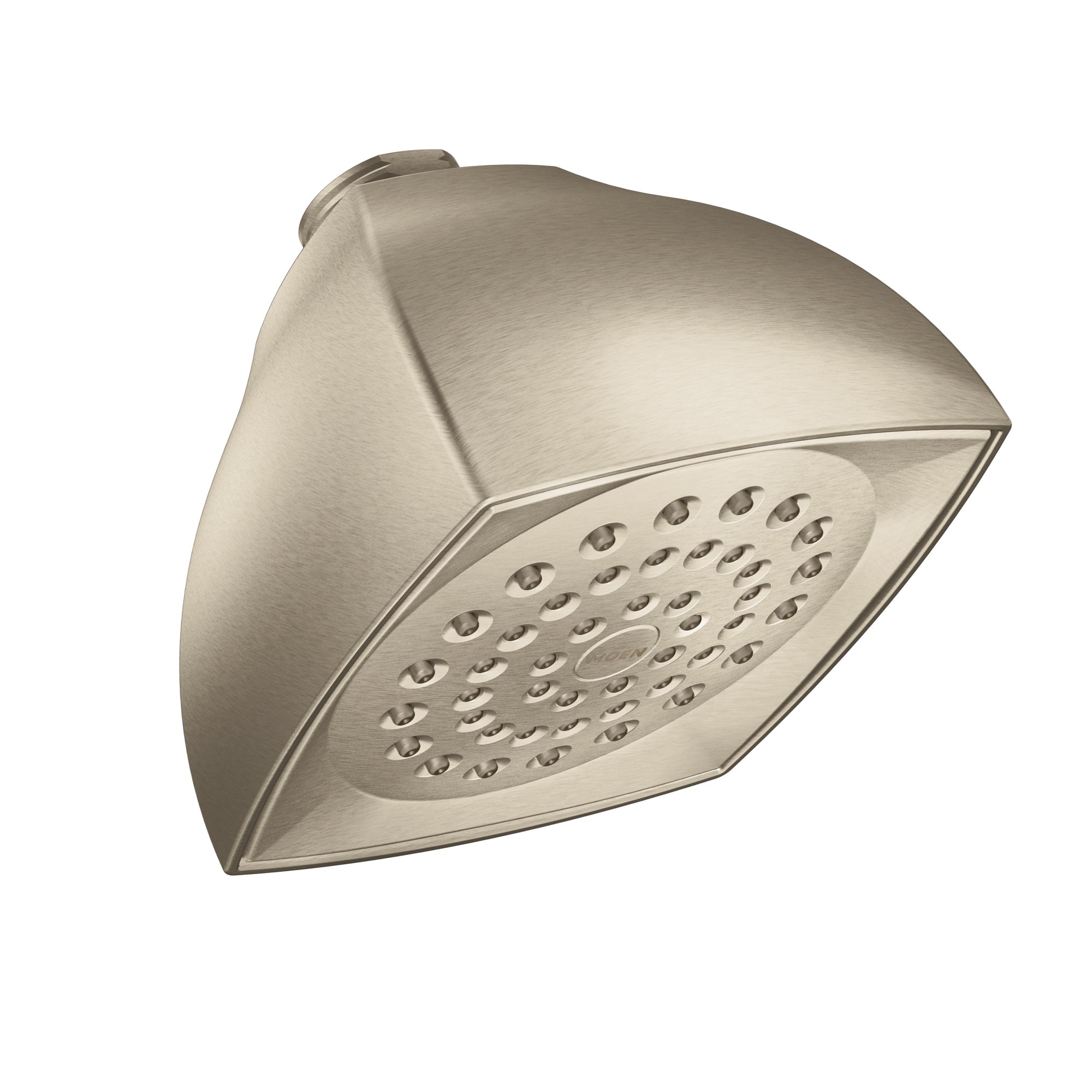 Moen 6325BN 1.0 -Spray Brushed nickel 4.0625-in Square Fixed Shower Head 2.5 GPM
