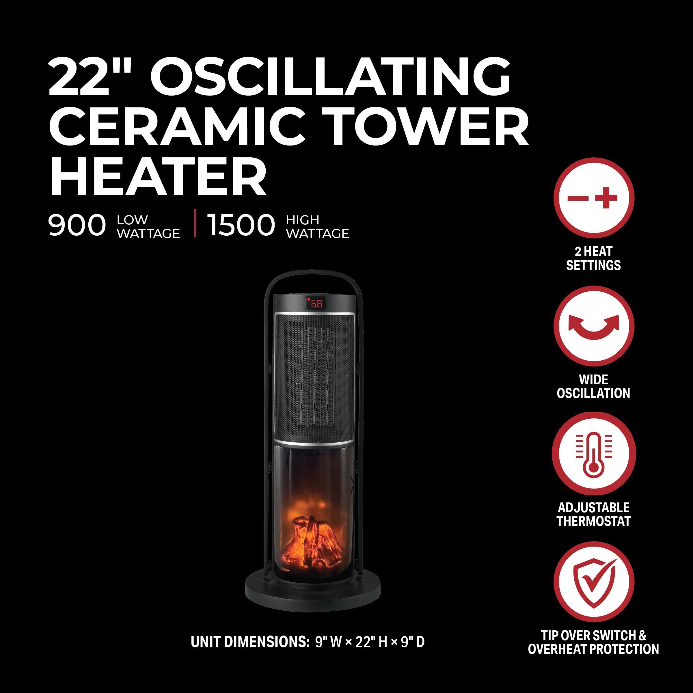 VisionAir 1VAHFP22 Portable-Electric-Heat - View #3