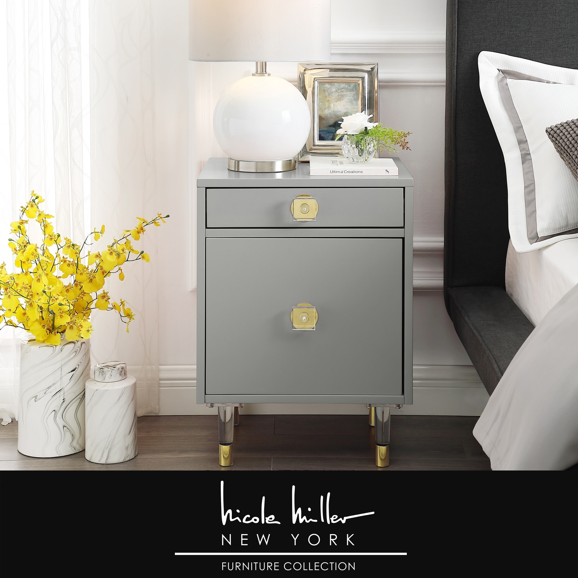 Nicole Miller NST153-09LG-LS End-Tables - View #2