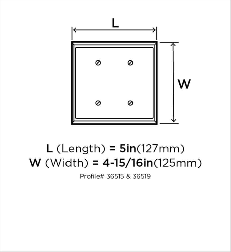 Amerock BP36519BBZ Electrical-Wall-Plates - View #2