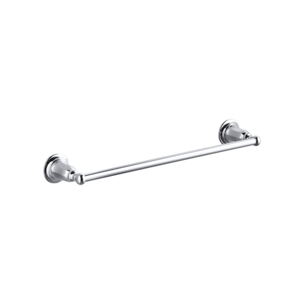 Kelston 18-Inch Polished Chrome Wall Mounted Towel Bar