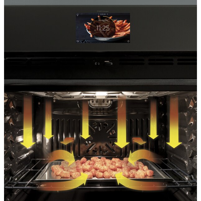 GE Profile 30-in Self and Steam Cleaning Air Fry Single-fan European