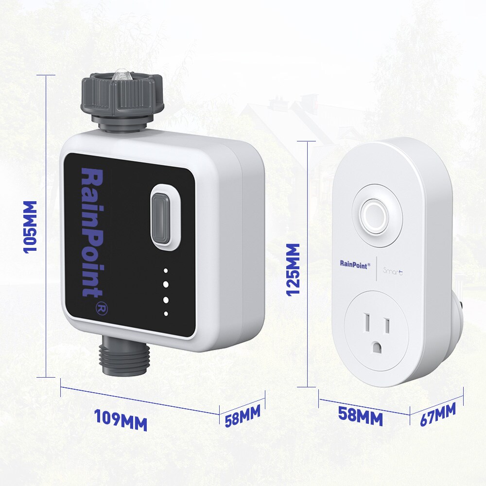 RainPoint HTV113FRF+HWG004WRF Irrigation-Timers - View #2