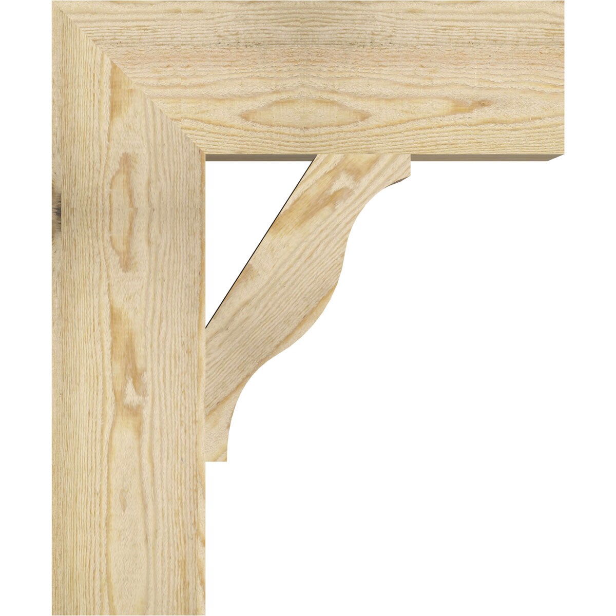 Ekena Millwork BKT06X20X24FST05RDF Exterior-Brackets-Braces - View #3