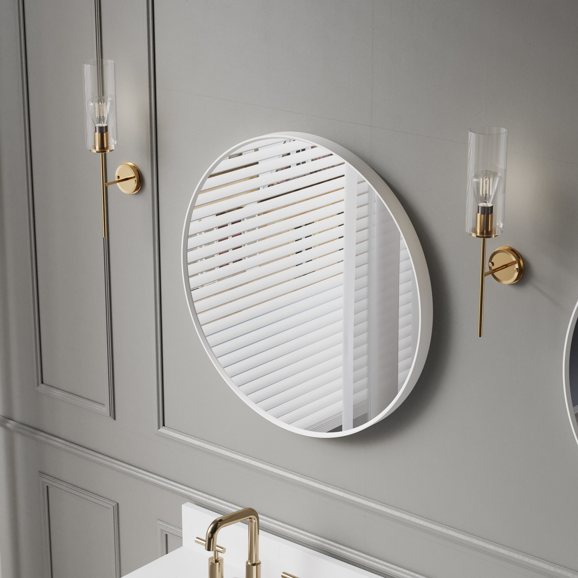 Forclover ALW27-33MR Framed-Bath-Mirrors - View #4