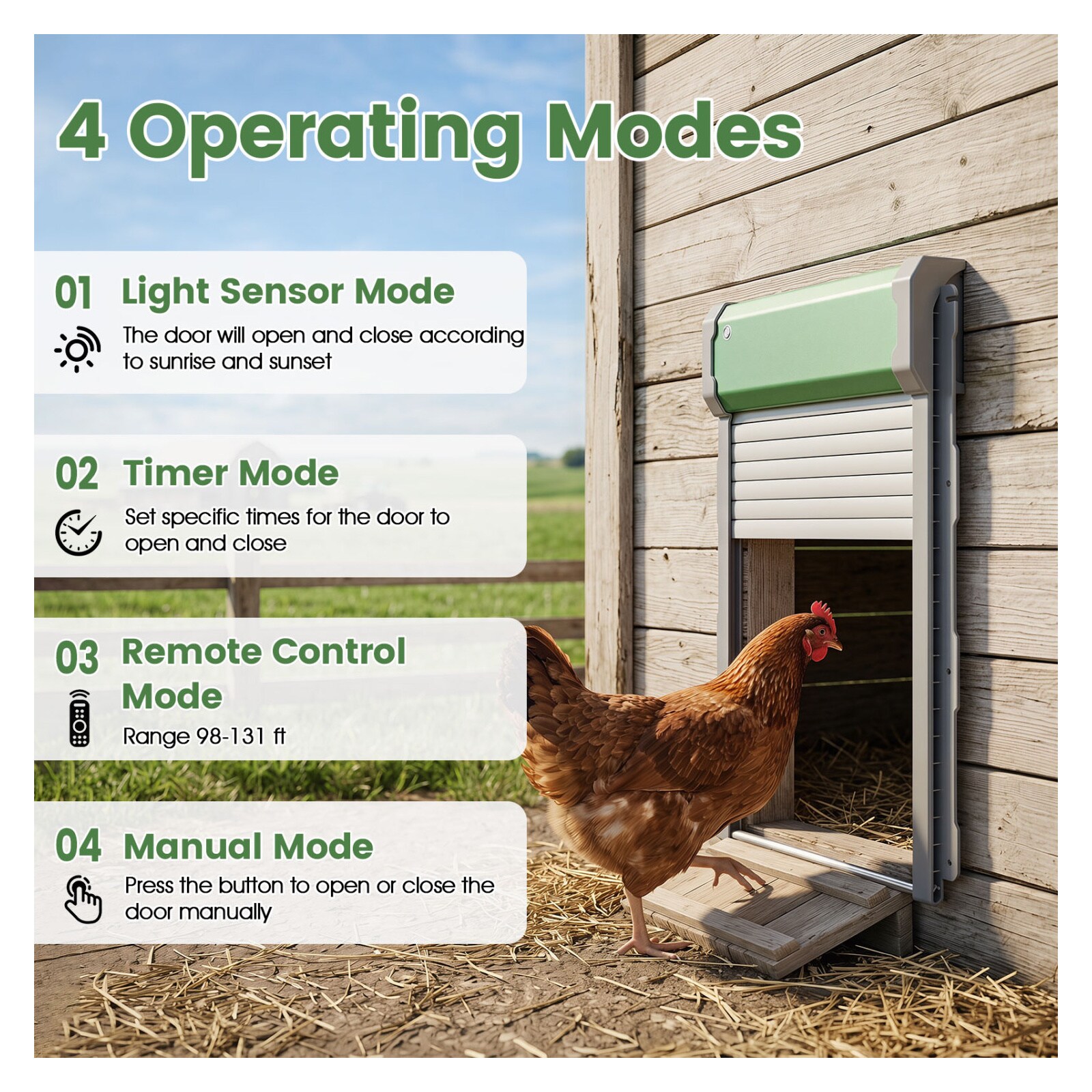 Volenca VOL-ZZY7QZ Chicken-Coops-Rabbit-Hutches - View #5