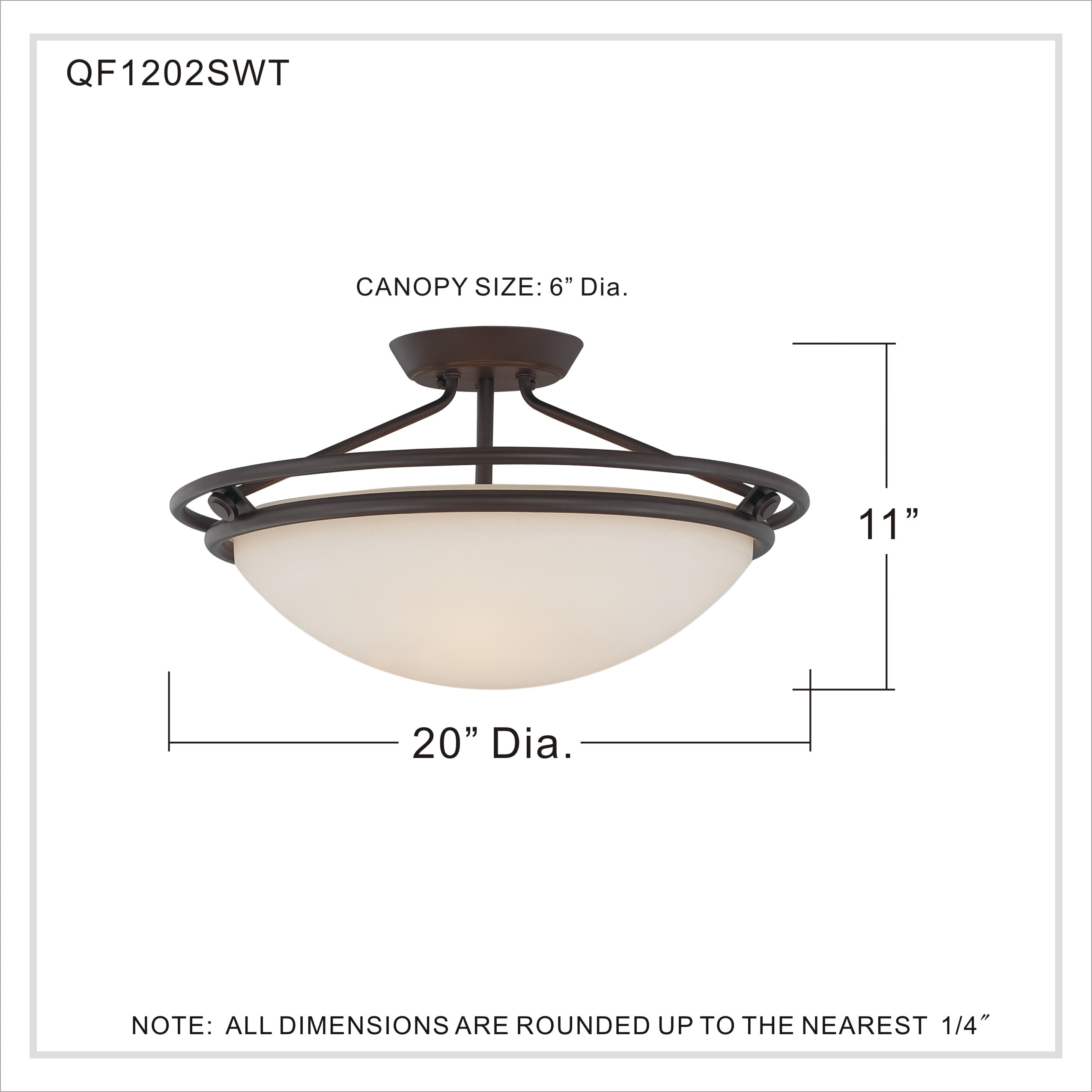 Quoizel QF1202SWT flushmounts - View #4