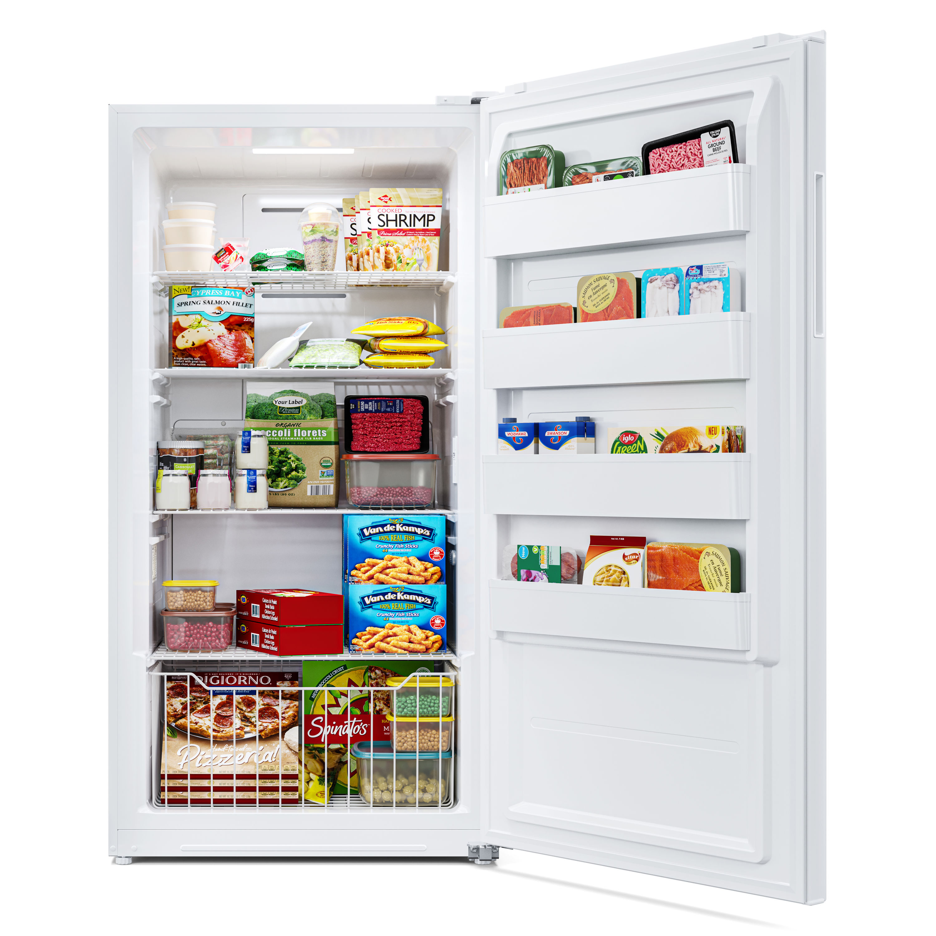 KoolMore 17-cu ft Frost-free Convertible Upright Freezer/Refrigerator  (White) in the Upright Freezers department at