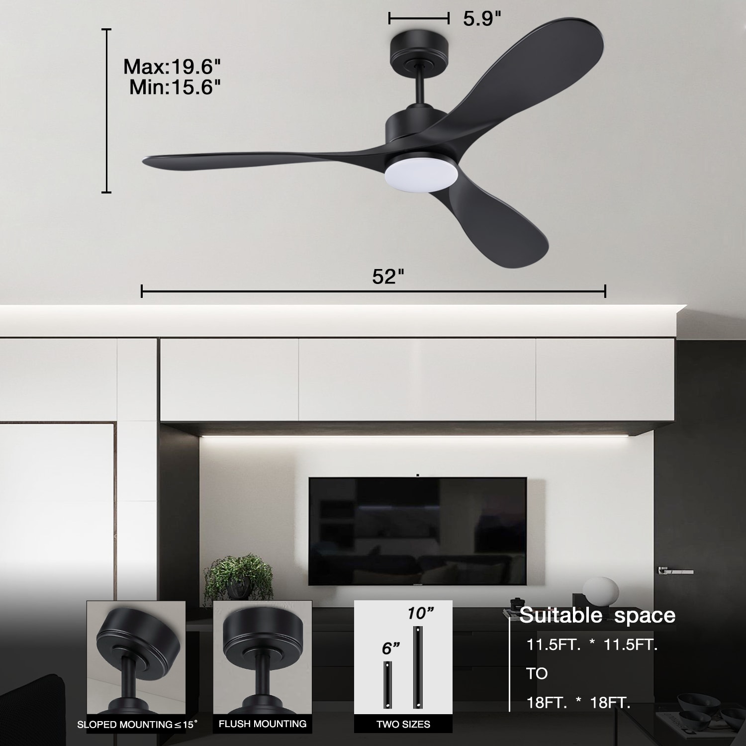 Flynama L-279918 Ceiling-Fans - View #2