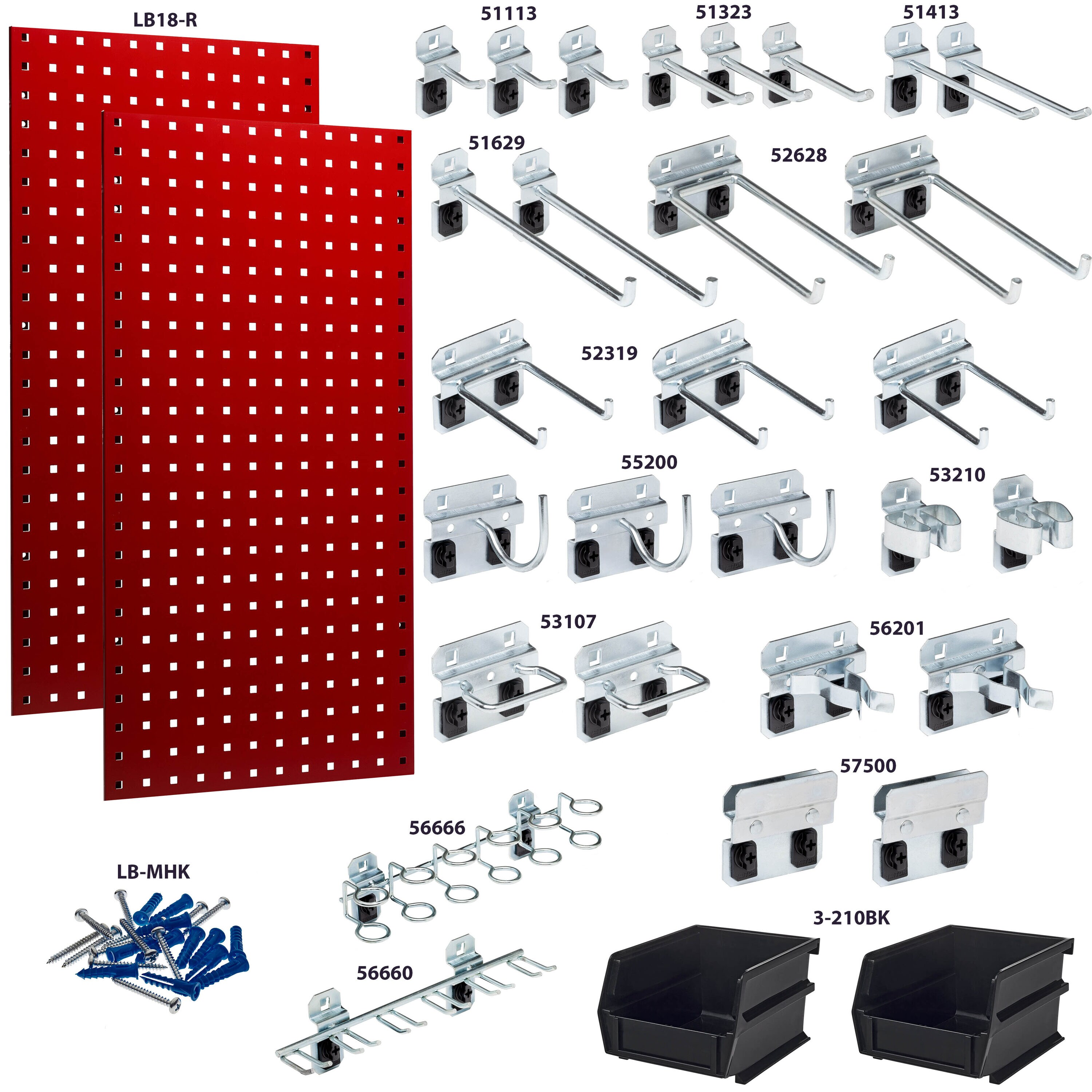 Triton Products LB18-RKIT Pegboard-Acc - View #3
