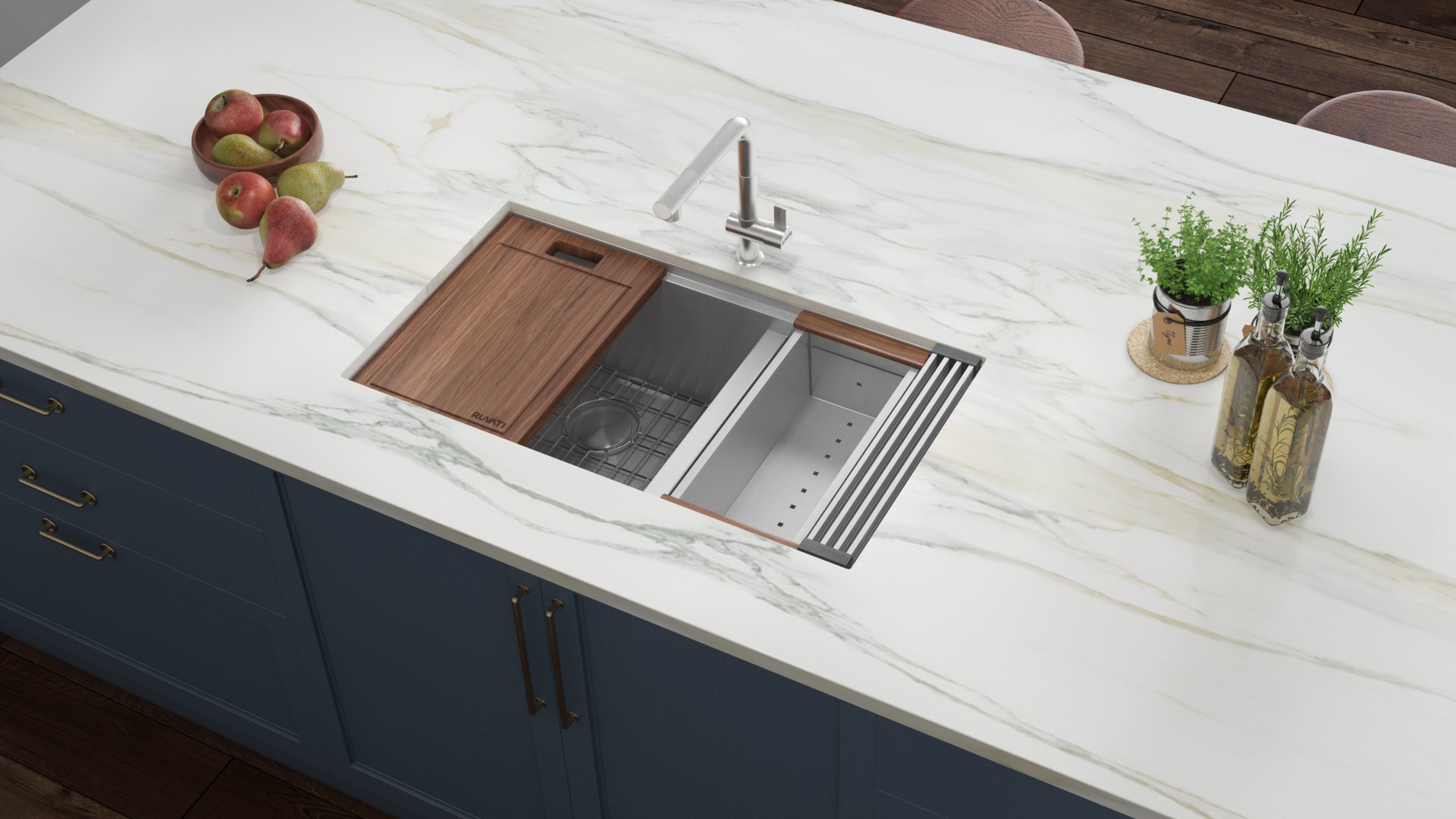 Ruvati RVH8356 Kitchen-Sinks - View #10