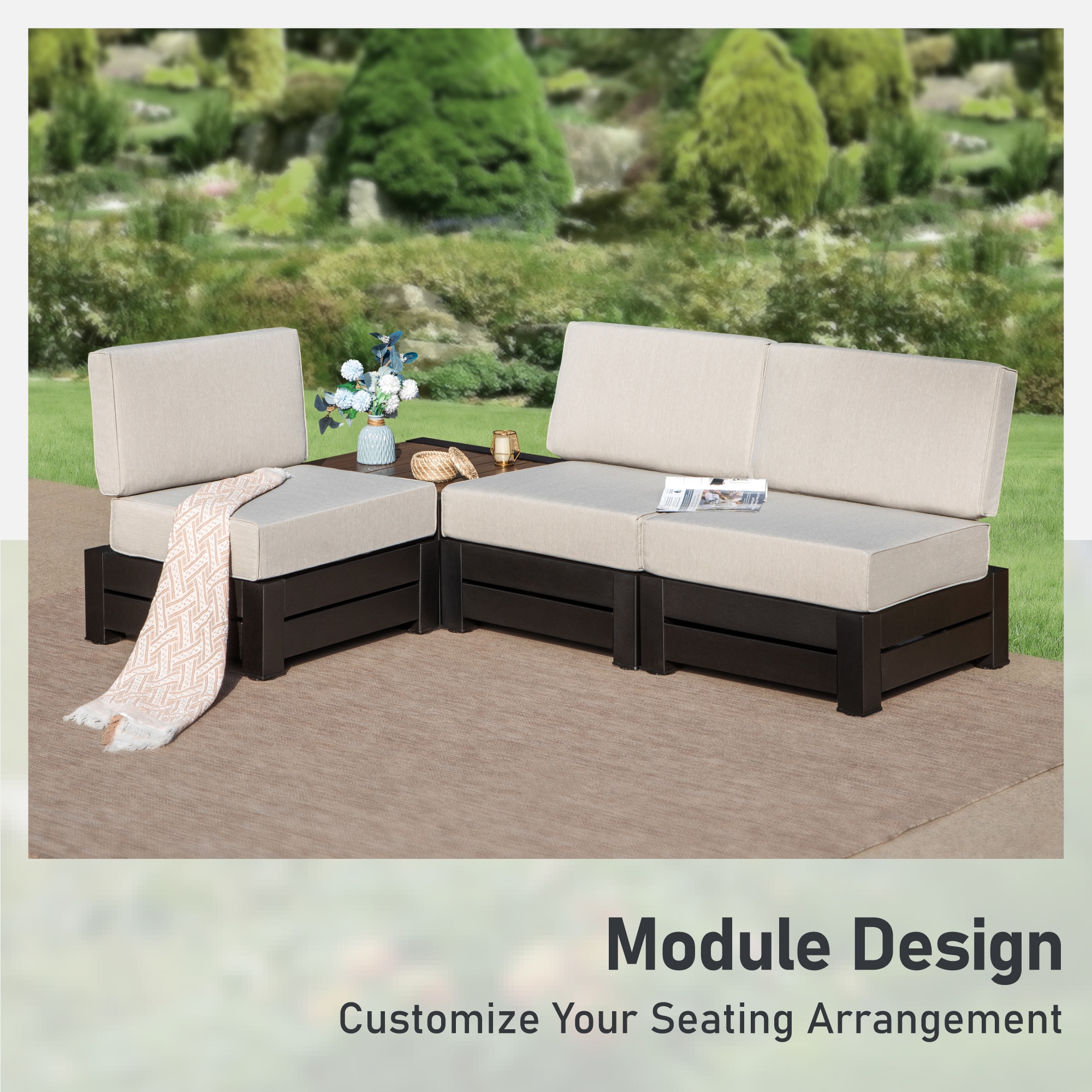 Sunshine Valley CR006-14-9-BU Patio-Conversation-Sets - View #2