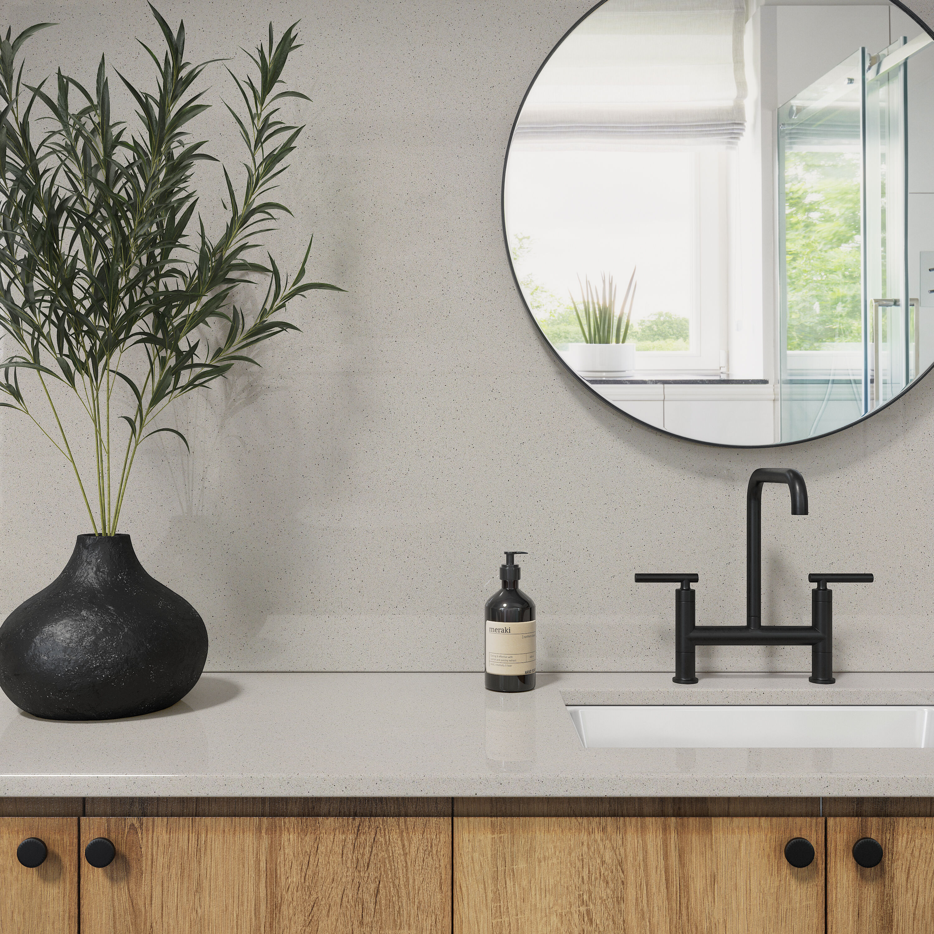 ONE Quartz NQ30SLBM11/4X1L Countertop-Samples - View #5