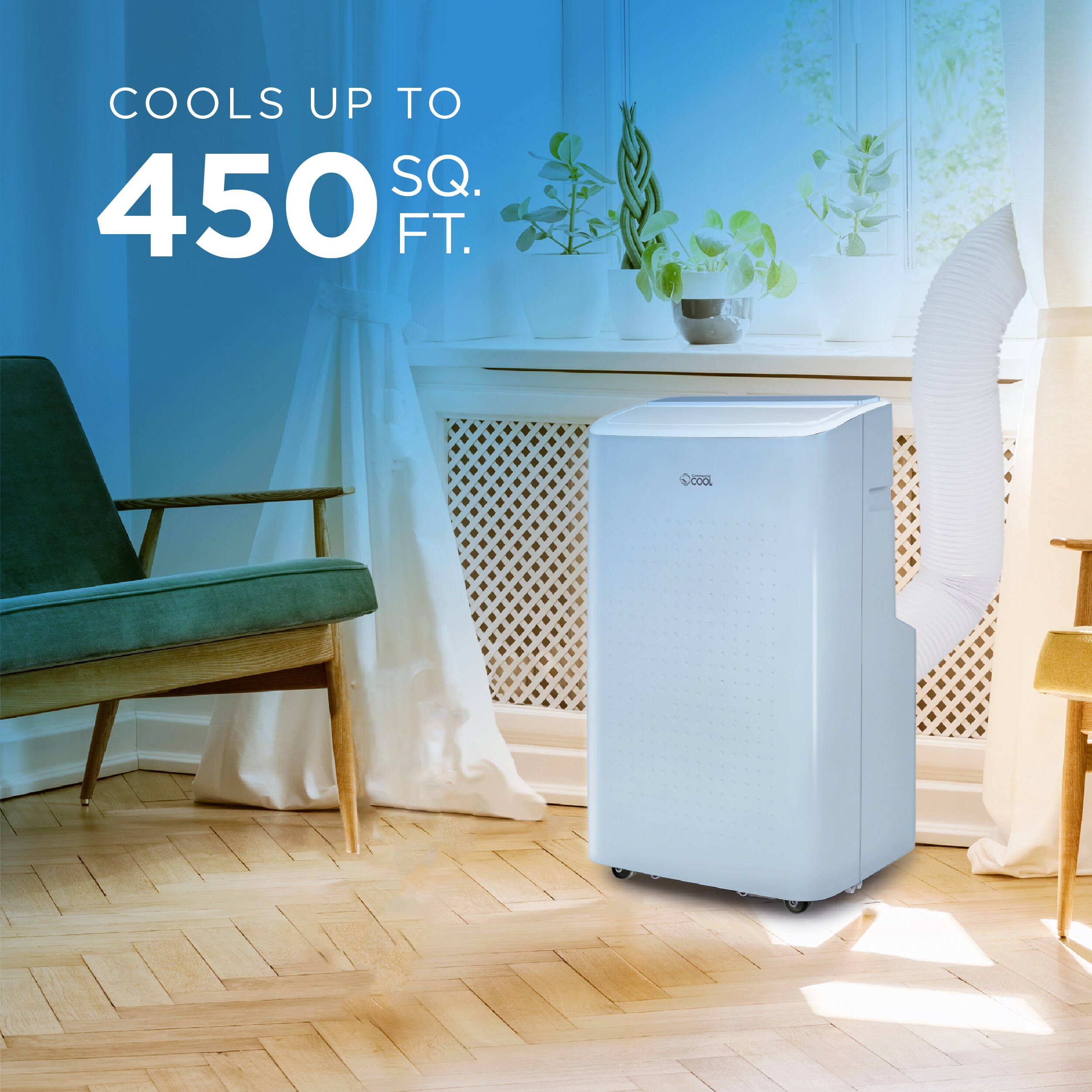 Dolceclima 14000 BTU Portable Air Conditioner for 550 Square Feet with  Heater and Remote Included