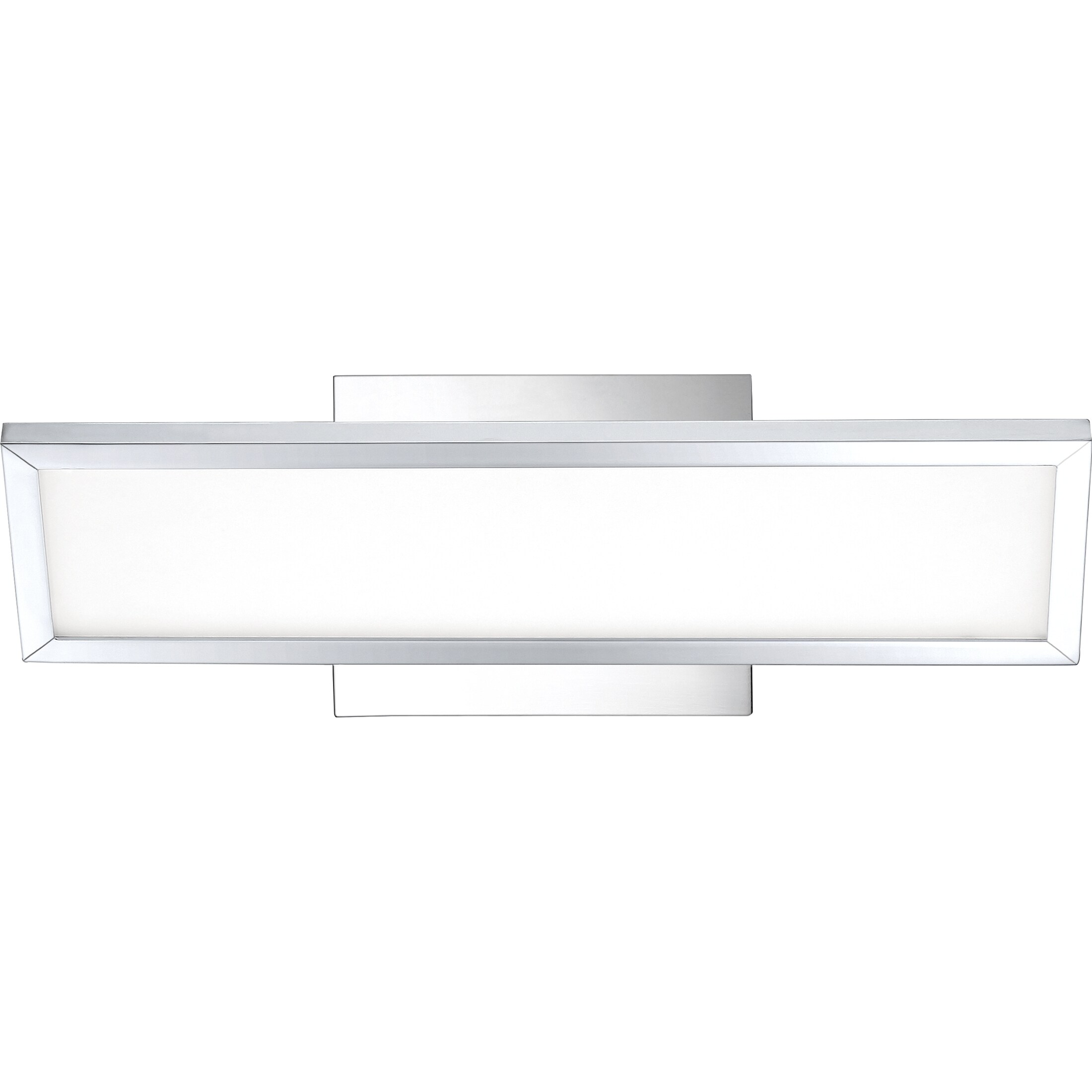 Quoizel PCFH8517C Flash 16.5-in 1-Light Polished Chrome LED Modern/Contemporary Vanity Light Bar