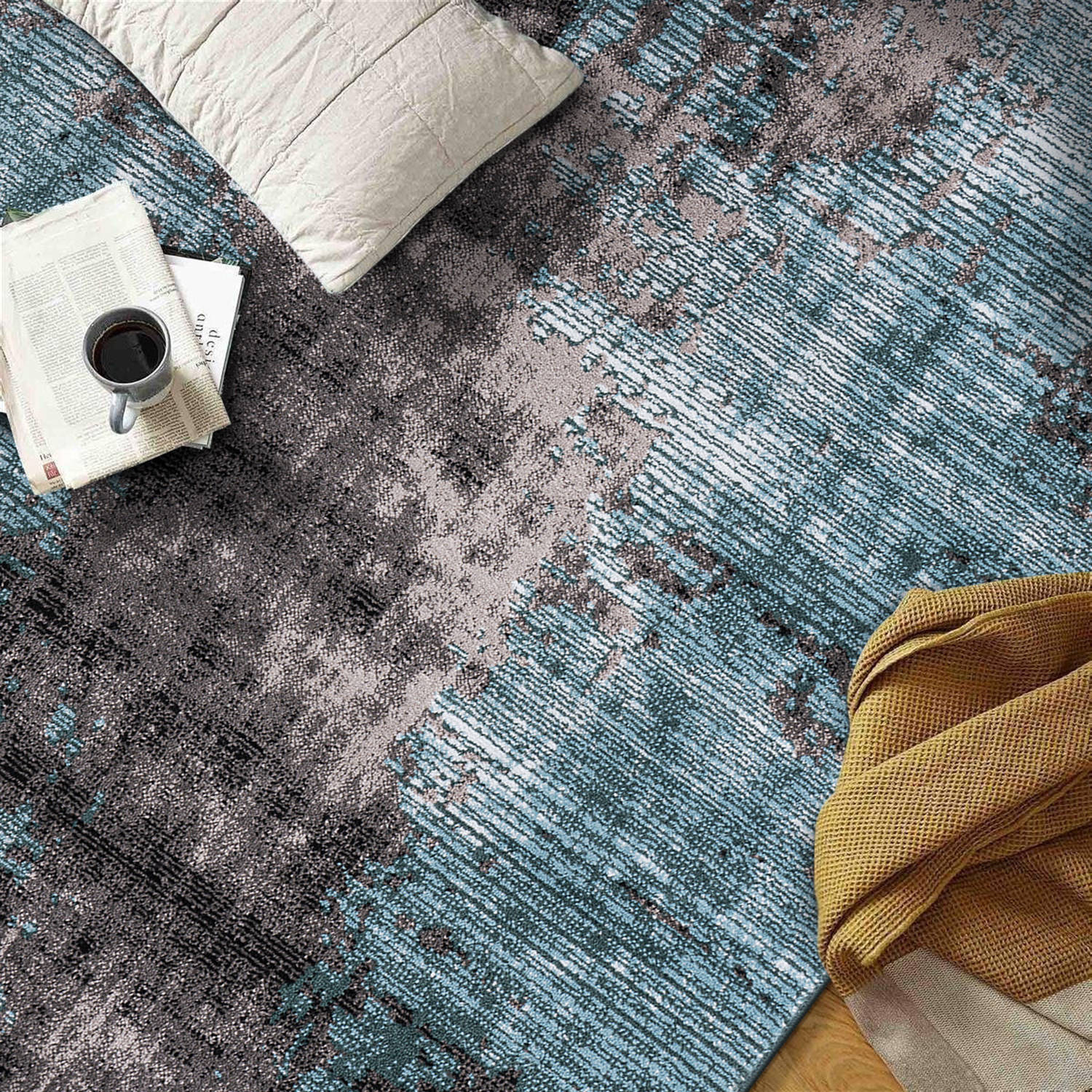 World Rug Gallery 392BLUE5X7 rugs - View #9