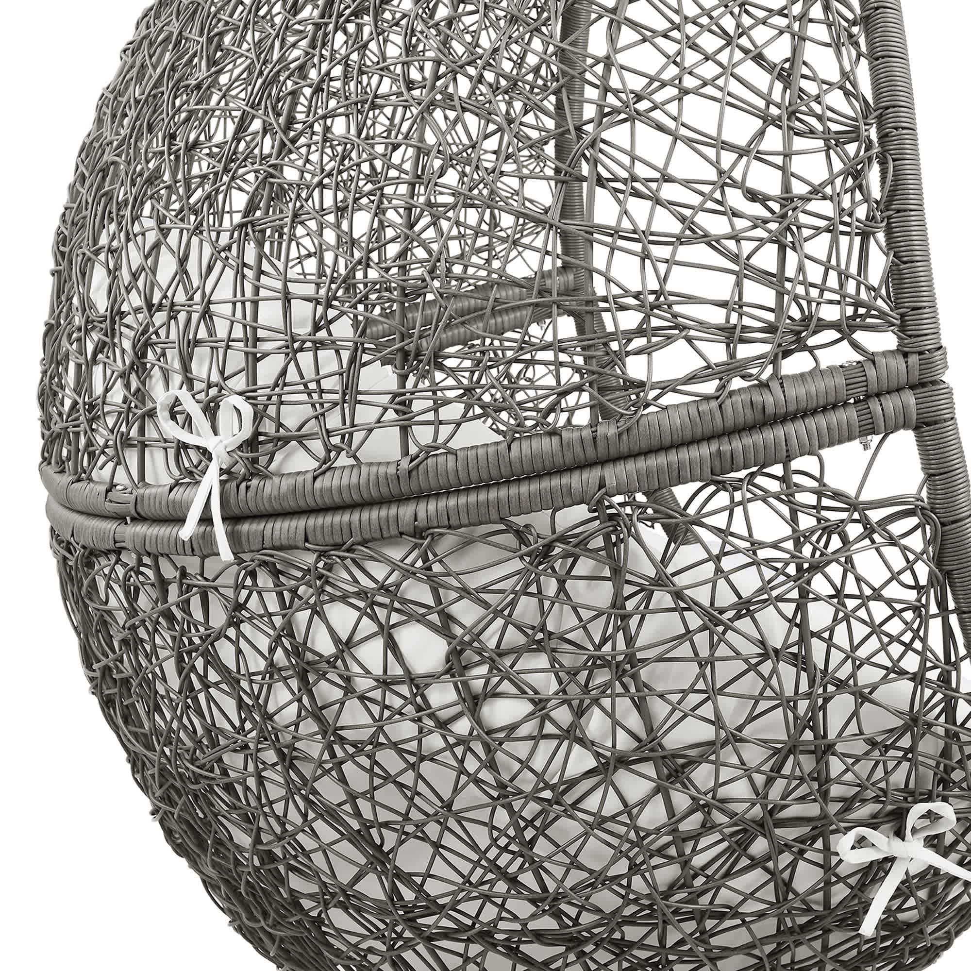 Modway EEI-6262-GRY-WHI Swing-Gliders - View #5