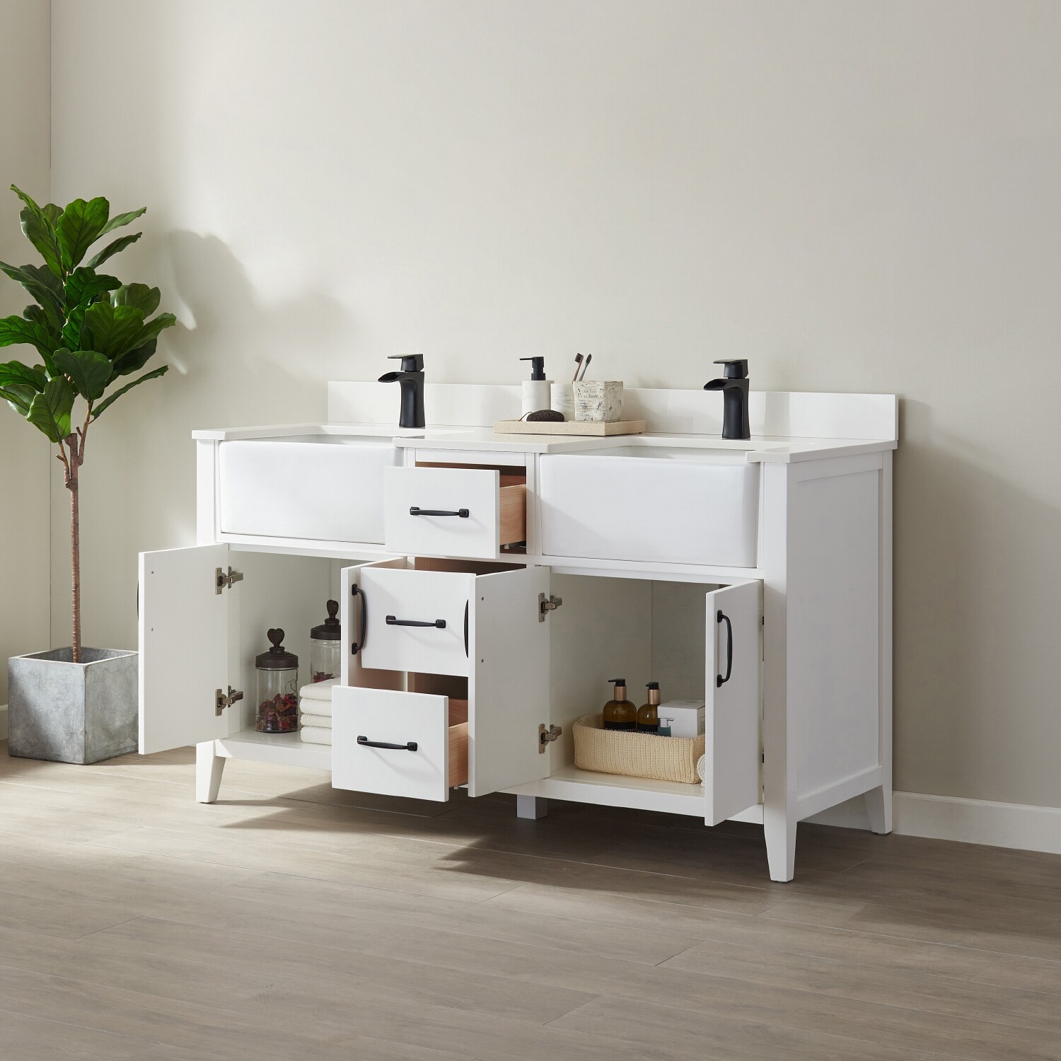 Vinnova 797060-WH-WH-NM Bath-Vanity-Combo - View #3