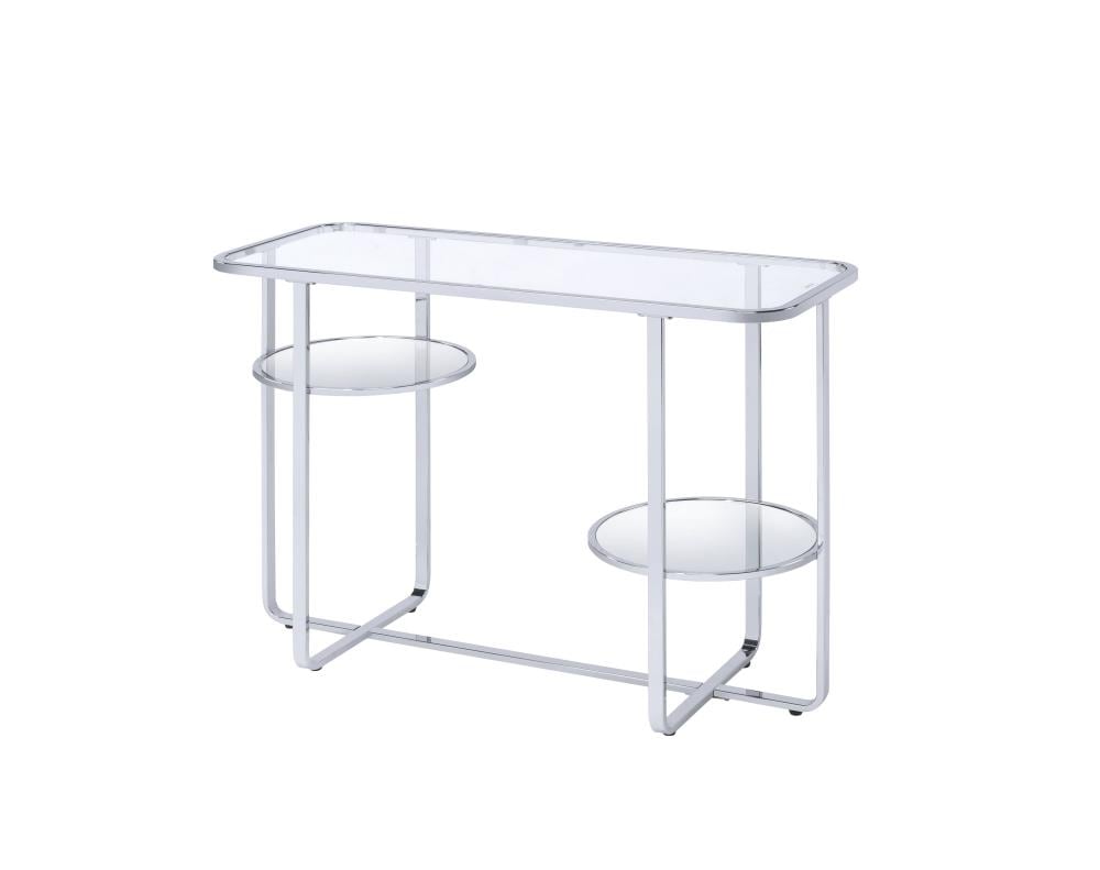 ACME FURNITURE 83934 Hollo Modern Glass Sofa table