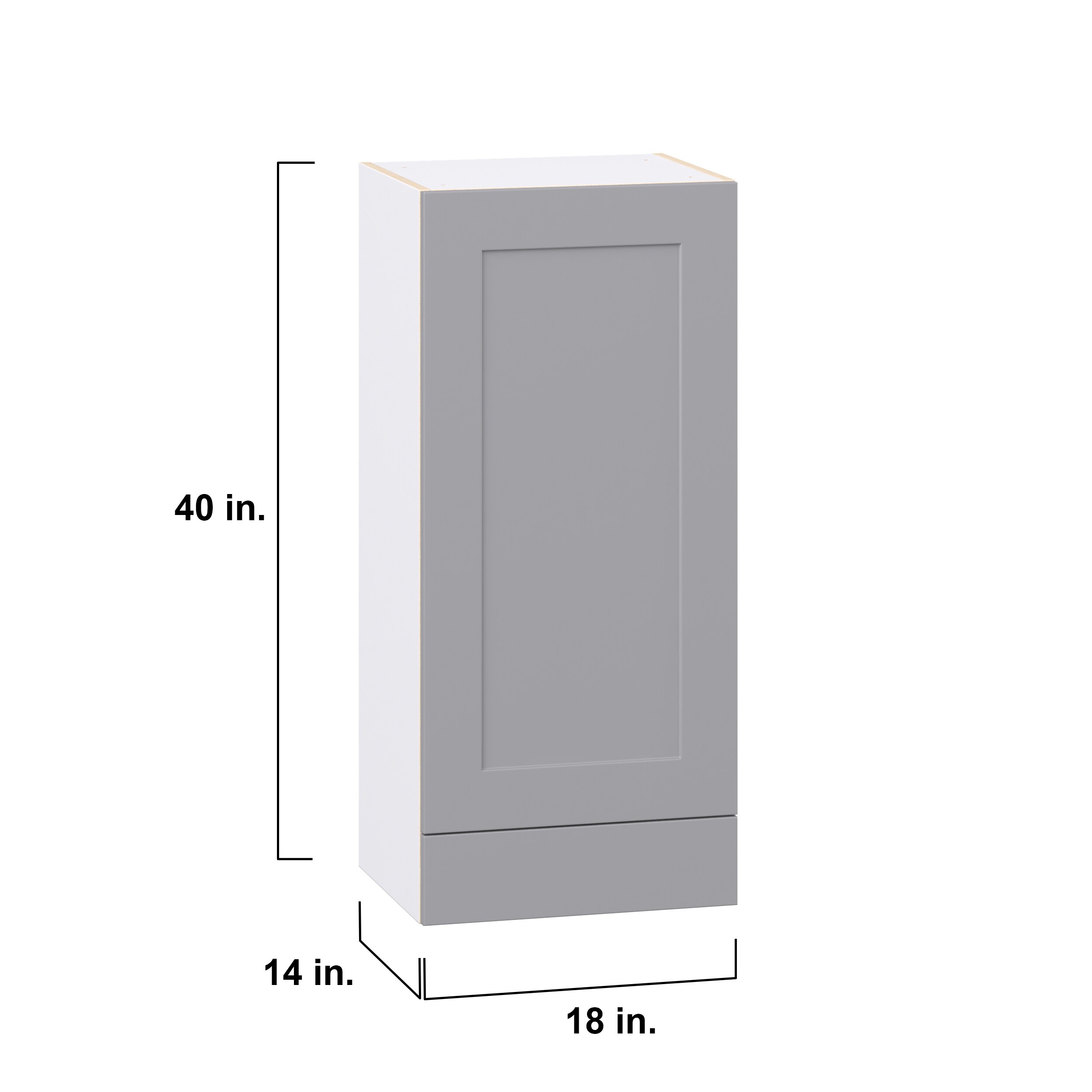 Hugo&Borg DSW1840A(L/R)-BM Cabinets-Kitchen - View #4