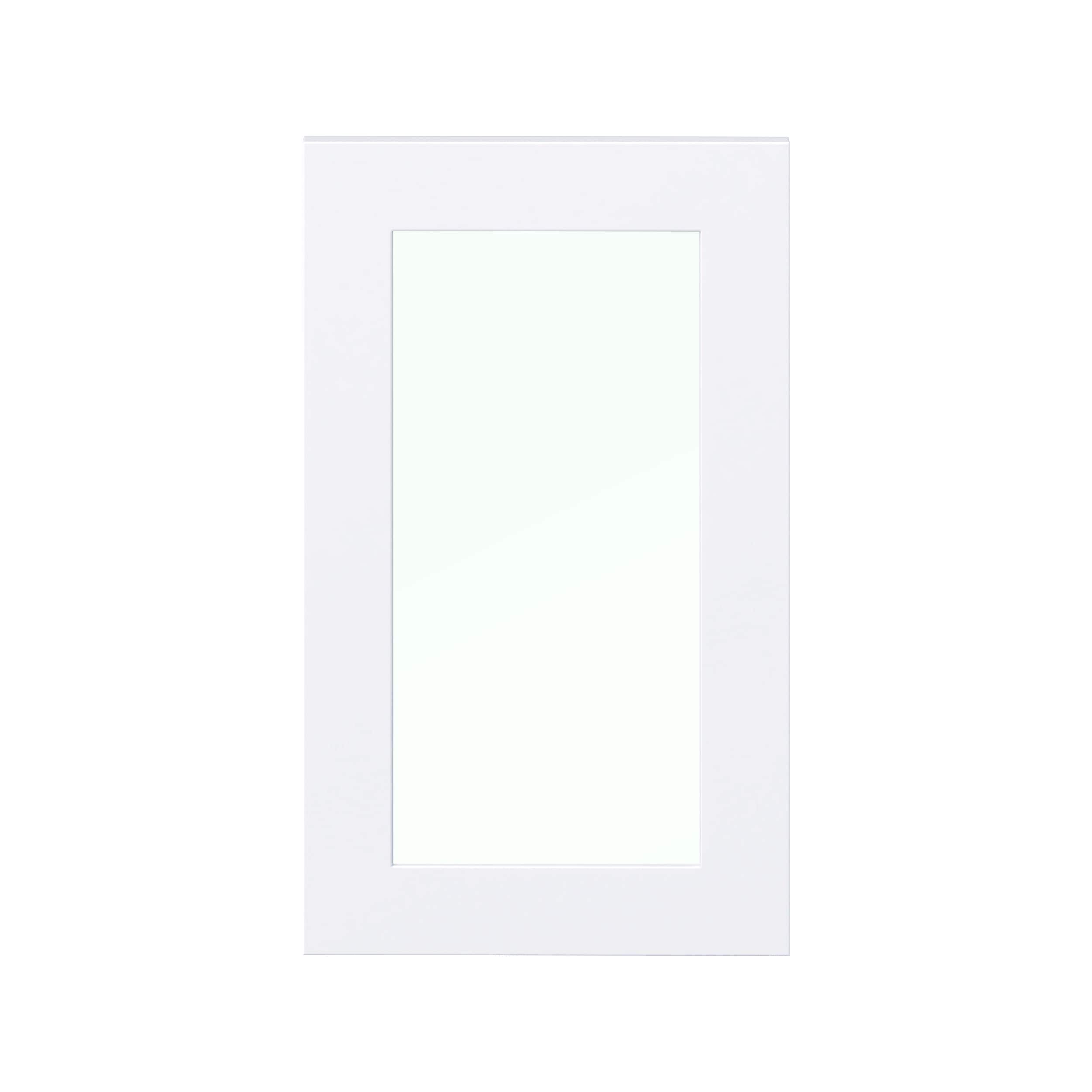 Hugo&Borg DSGDR1830-JO Jolie 18-in W x 30-in H Warm White Shaker Base and wall cabinet doors (Fits 15-in wall box )