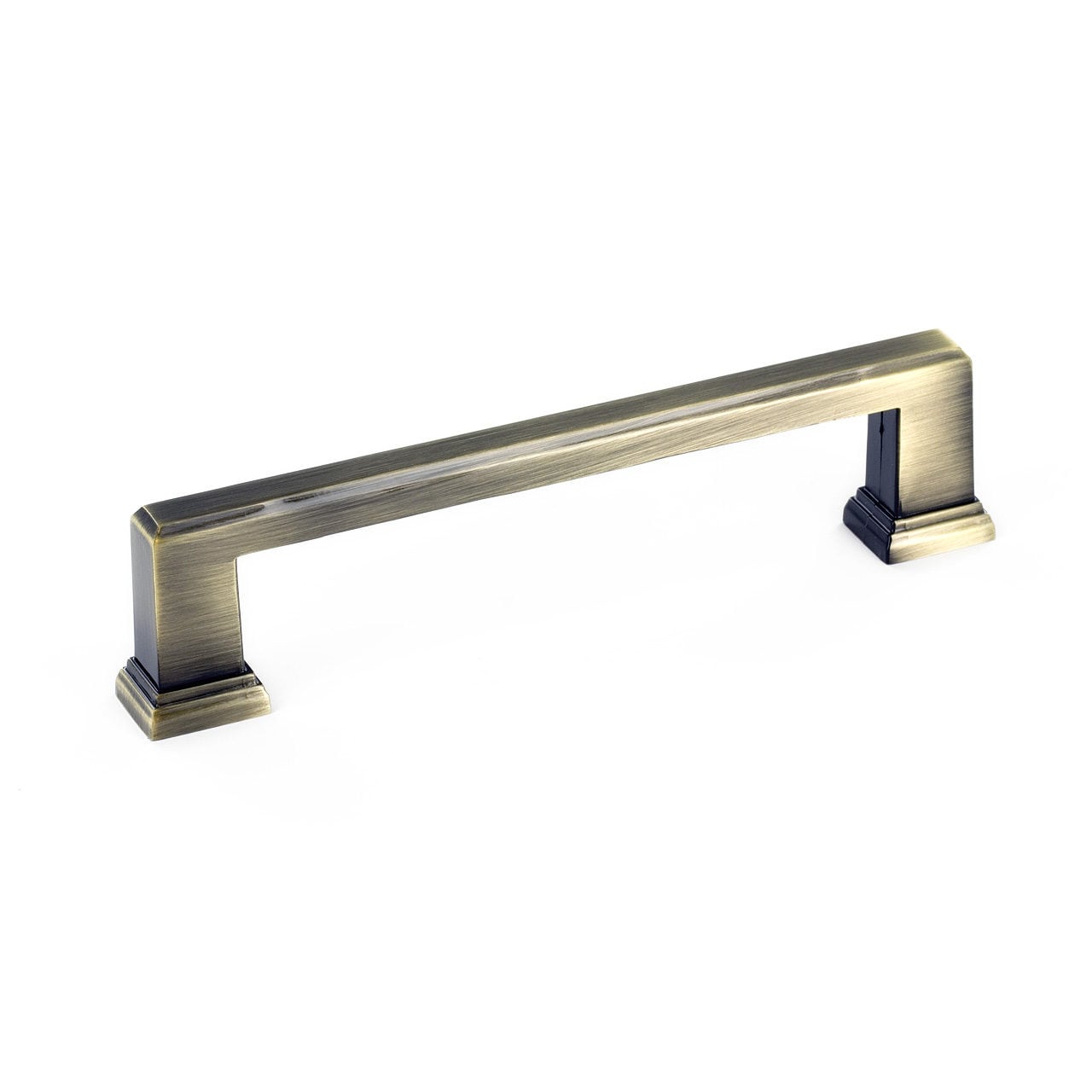 Richelieu BP795128AE Mirabel 5-1/16-in , 128mm Center to Center Antique English Rectangular Handle
