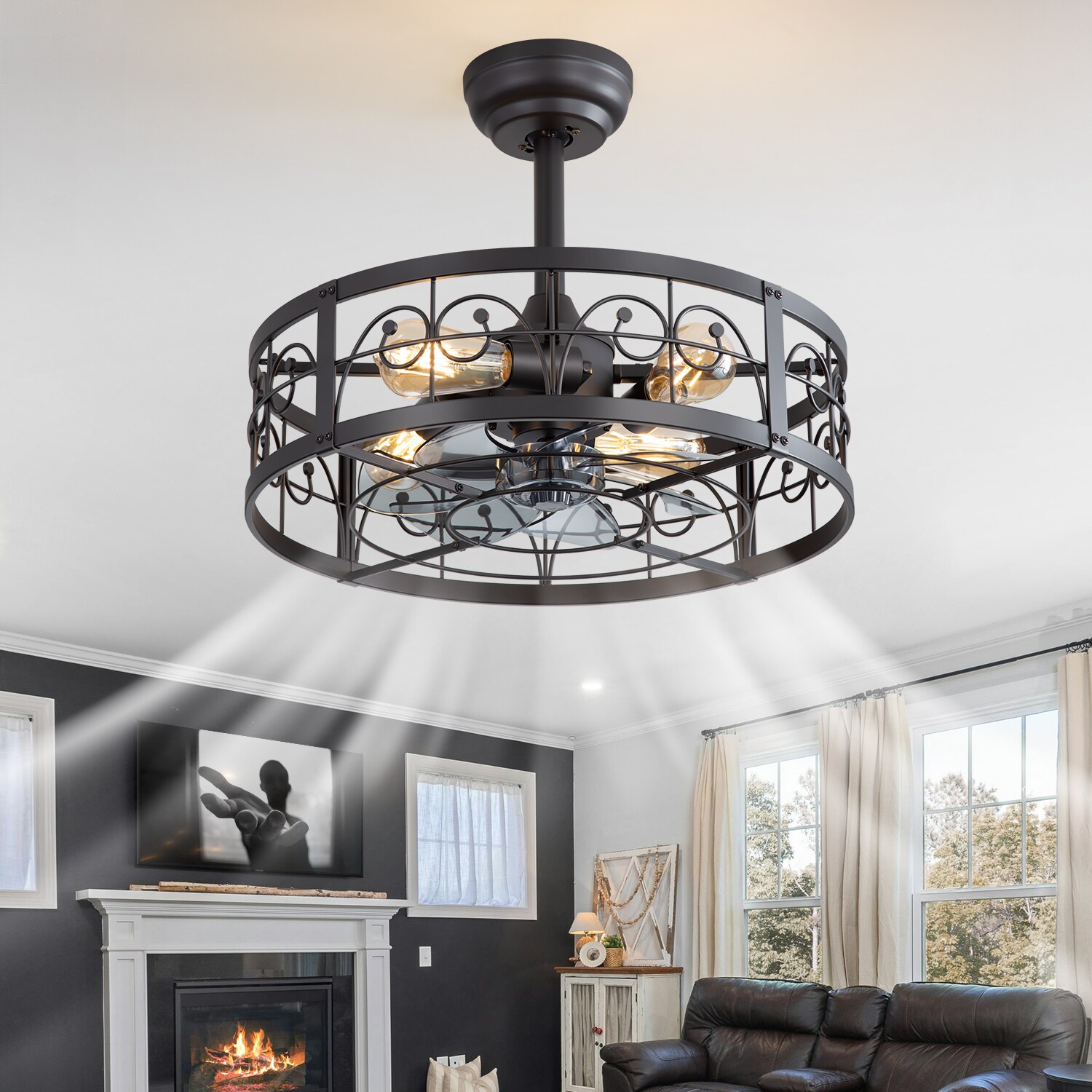 Breezary 35068-BK Ceiling-Fans - View #8