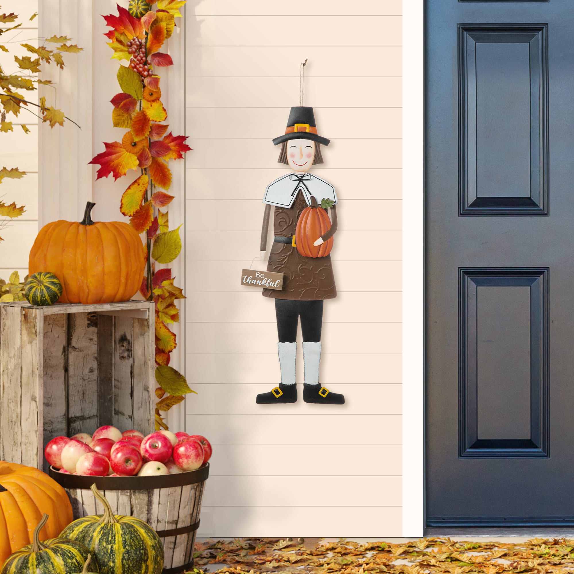 Glitzhome 2020300013 Outdoor-Thanksgiving-Decor - View #4