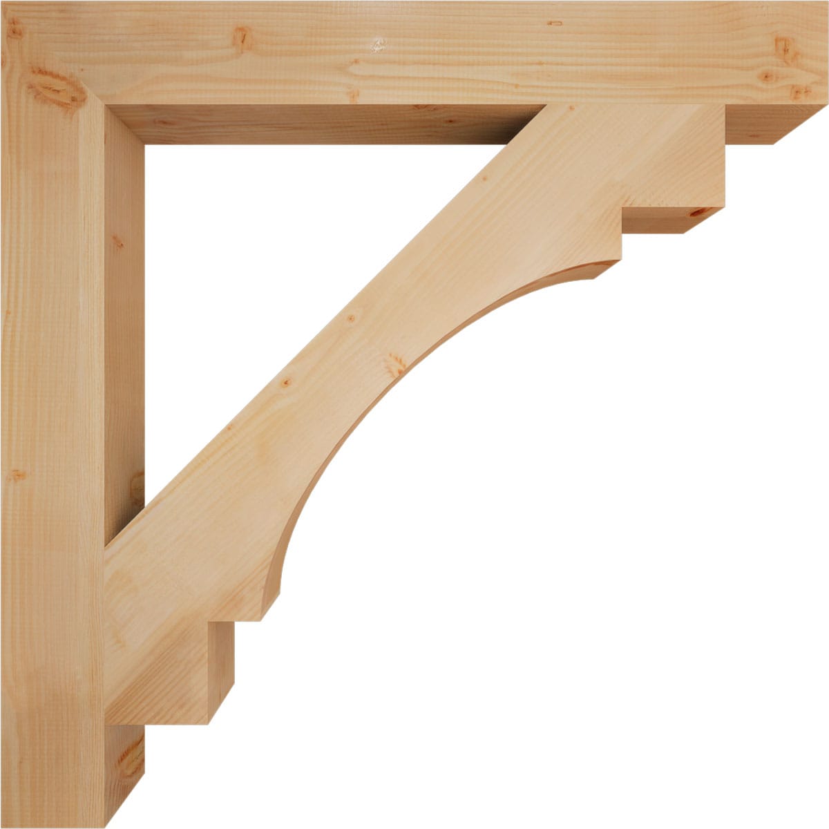 Ekena Millwork BKT06X48X48MRC05SDF Exterior-Brackets-Braces - View #3
