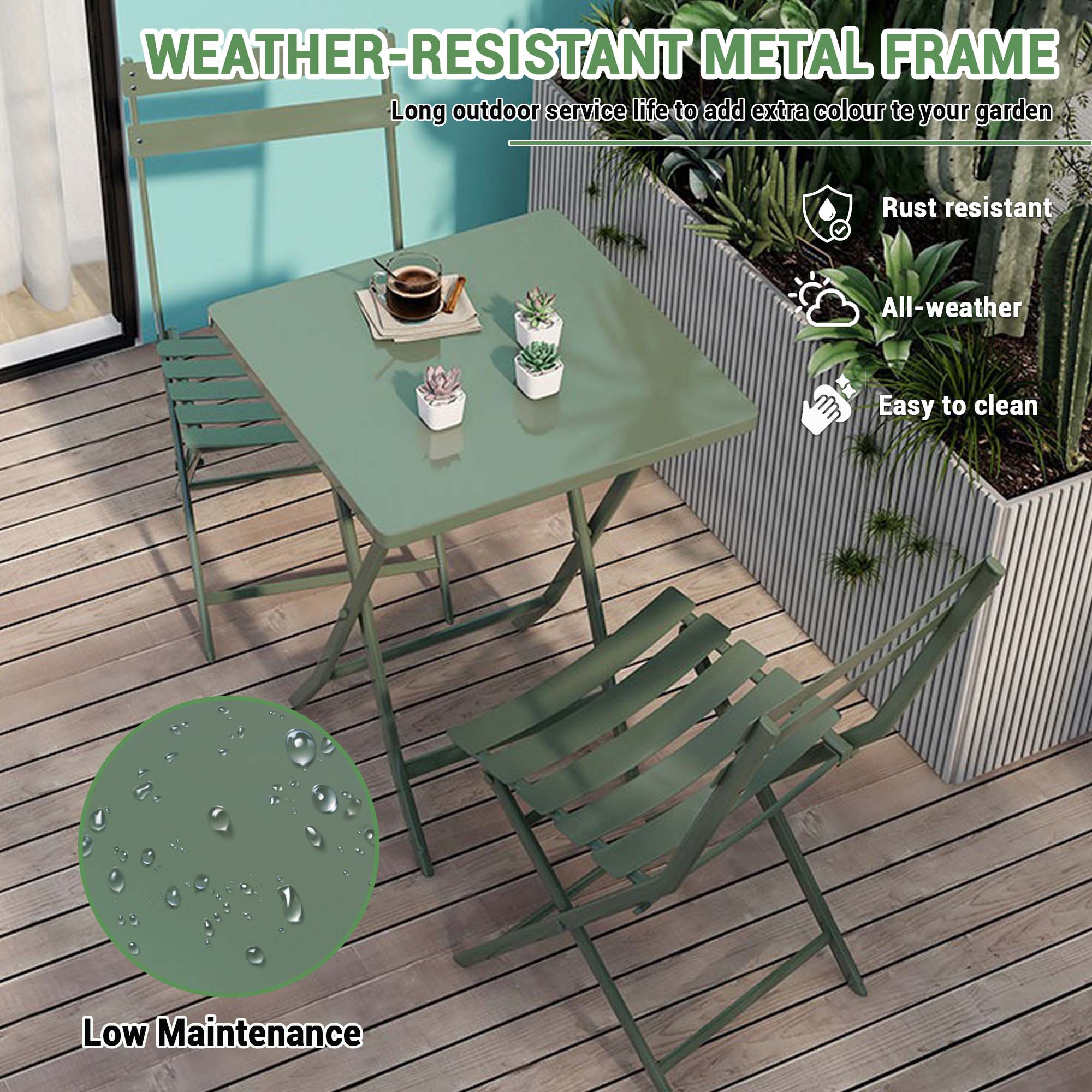Fun Orange FUNS1HW15 Patio-Conversation-Sets - View #2
