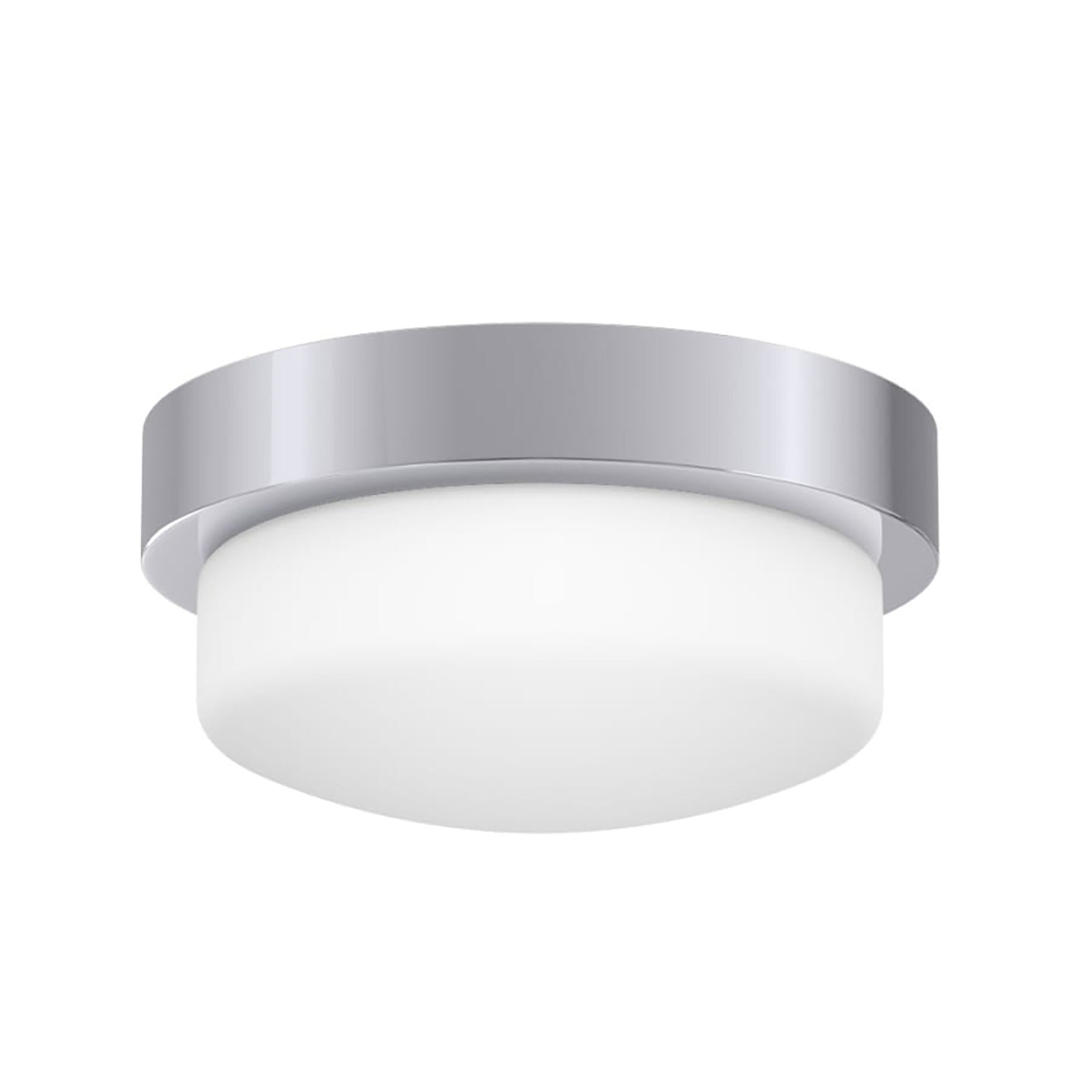 Signature Hardware 476917 Leavells 1-Light Polished Chrome Flush Mount Light