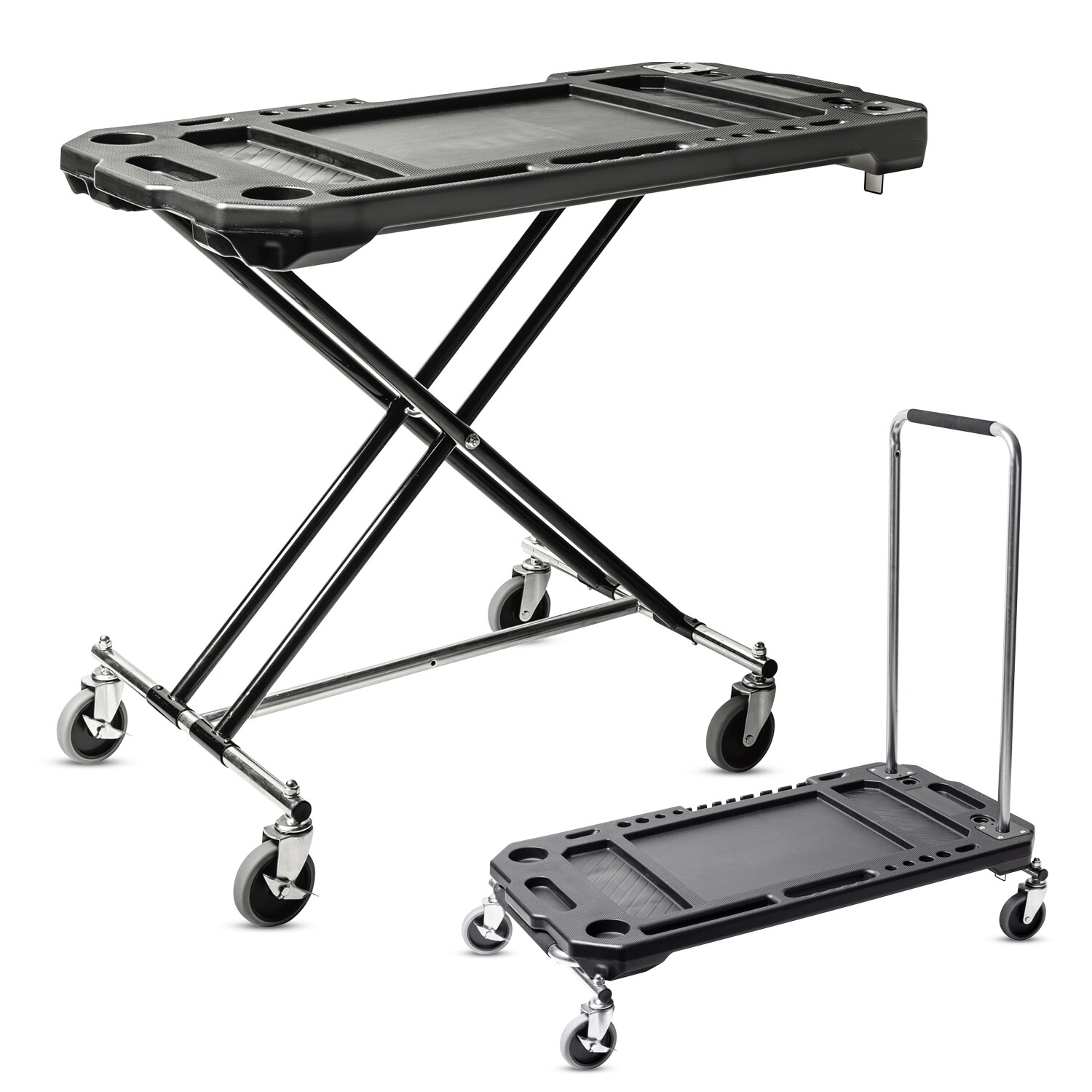 Kobalt 32.6-in-Drawer Shelf Utility Cart in the Utility Carts department at