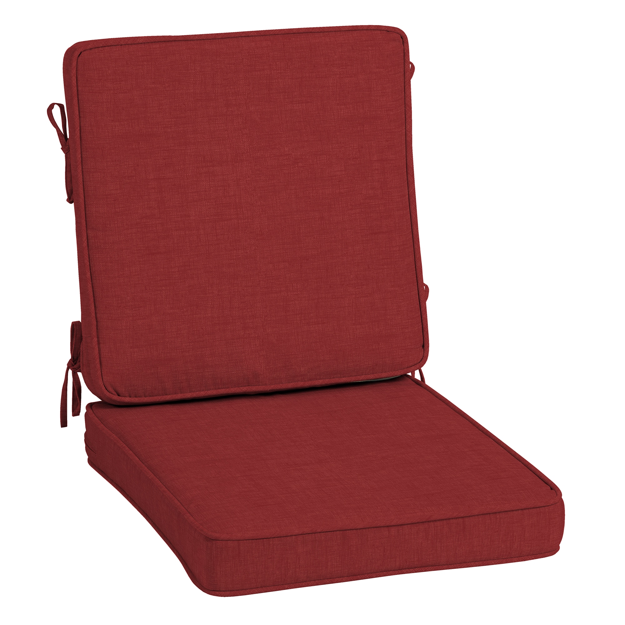 ARDEN TG06F05B-DKZ1 ProFoam Essentials 20-in x 20-in Ruby Red Leala Patio Chair Cushion