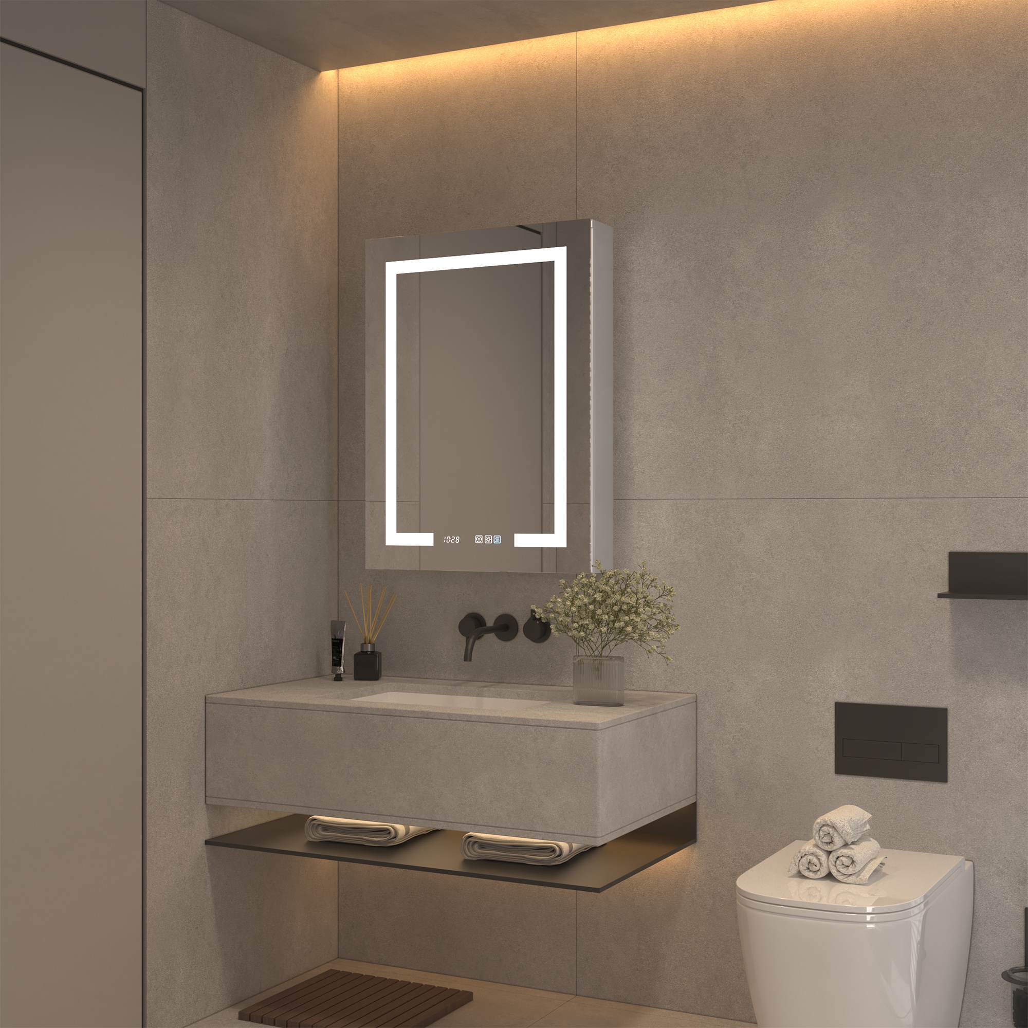 AAZJ JDEX-MC2432V4LX Bathroom-Medicine-Cabinets - View #2