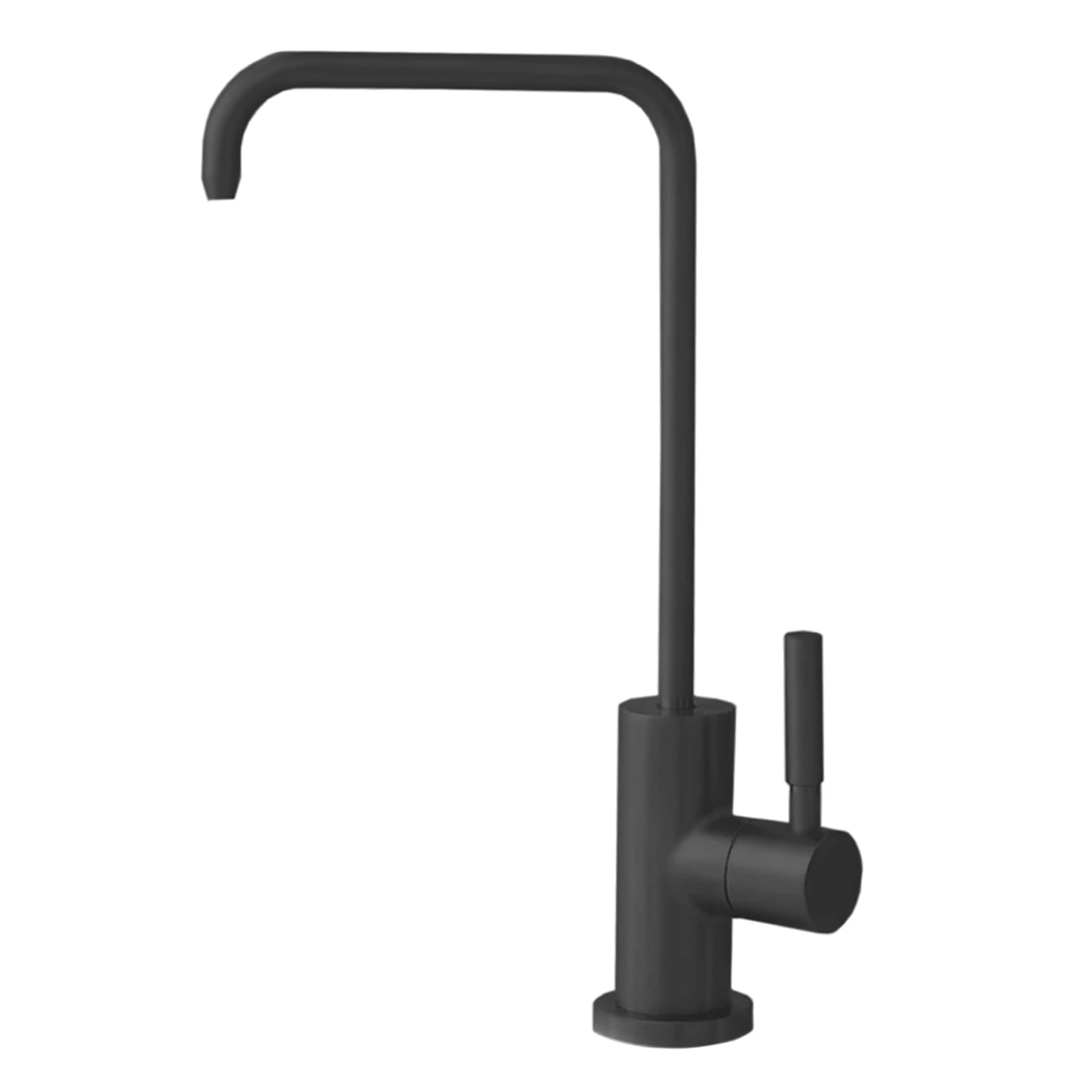 Stylish K-147N Melfi Matte Black Single Handle Deck-mount Kitchen Faucet
