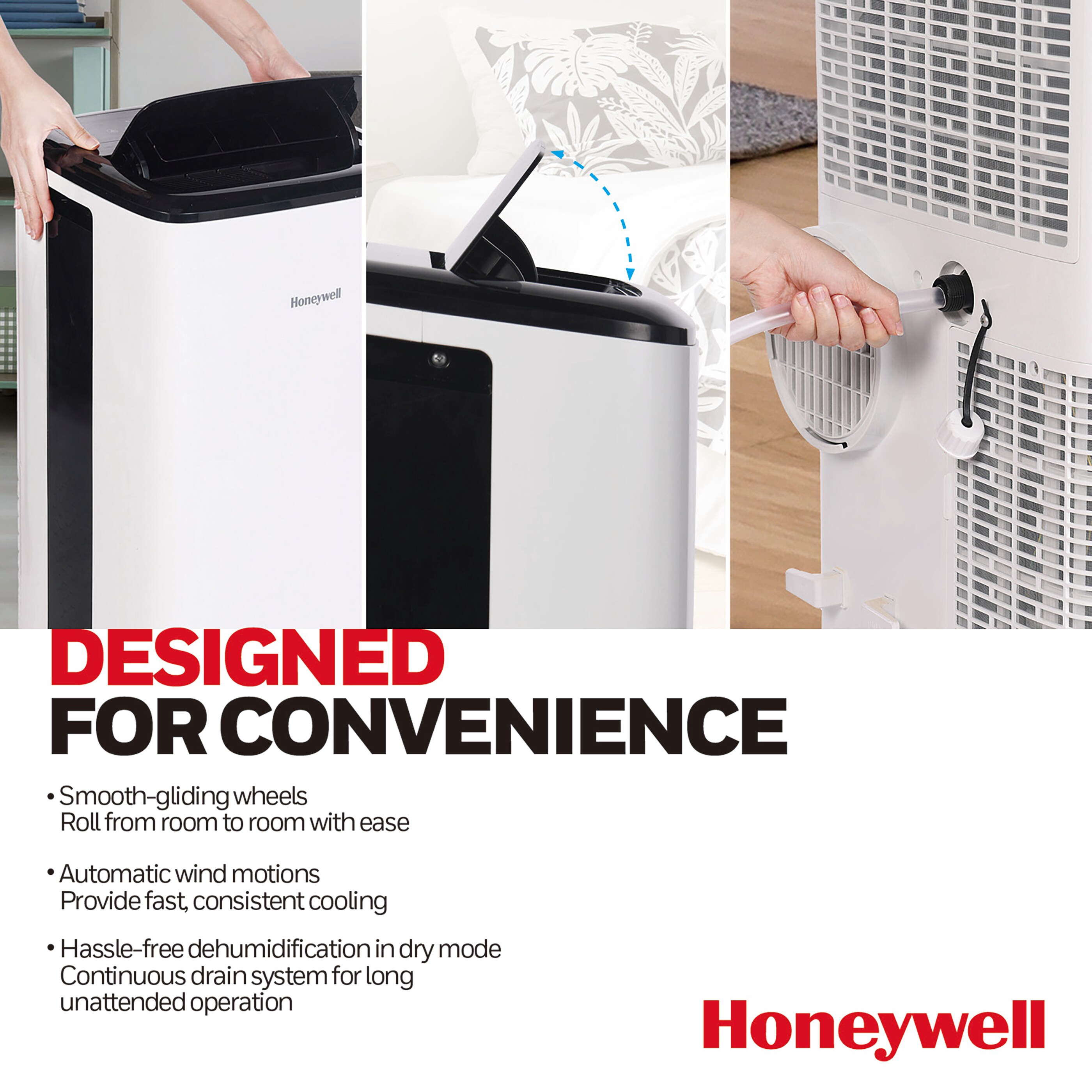 Honeywell 5,500-BTU SACC (115-Volt) White Vented Portable Air Conditioner with Remote Cools 350-sq ft HF8CESVWK5 simolary.com 21 Honeywell 5,500-BTU SACC (115-Volt) White Vented Portable Air Conditioner with Remote Cools 350-sq ft HF8CESVWK5 Simolary simolary.com 21