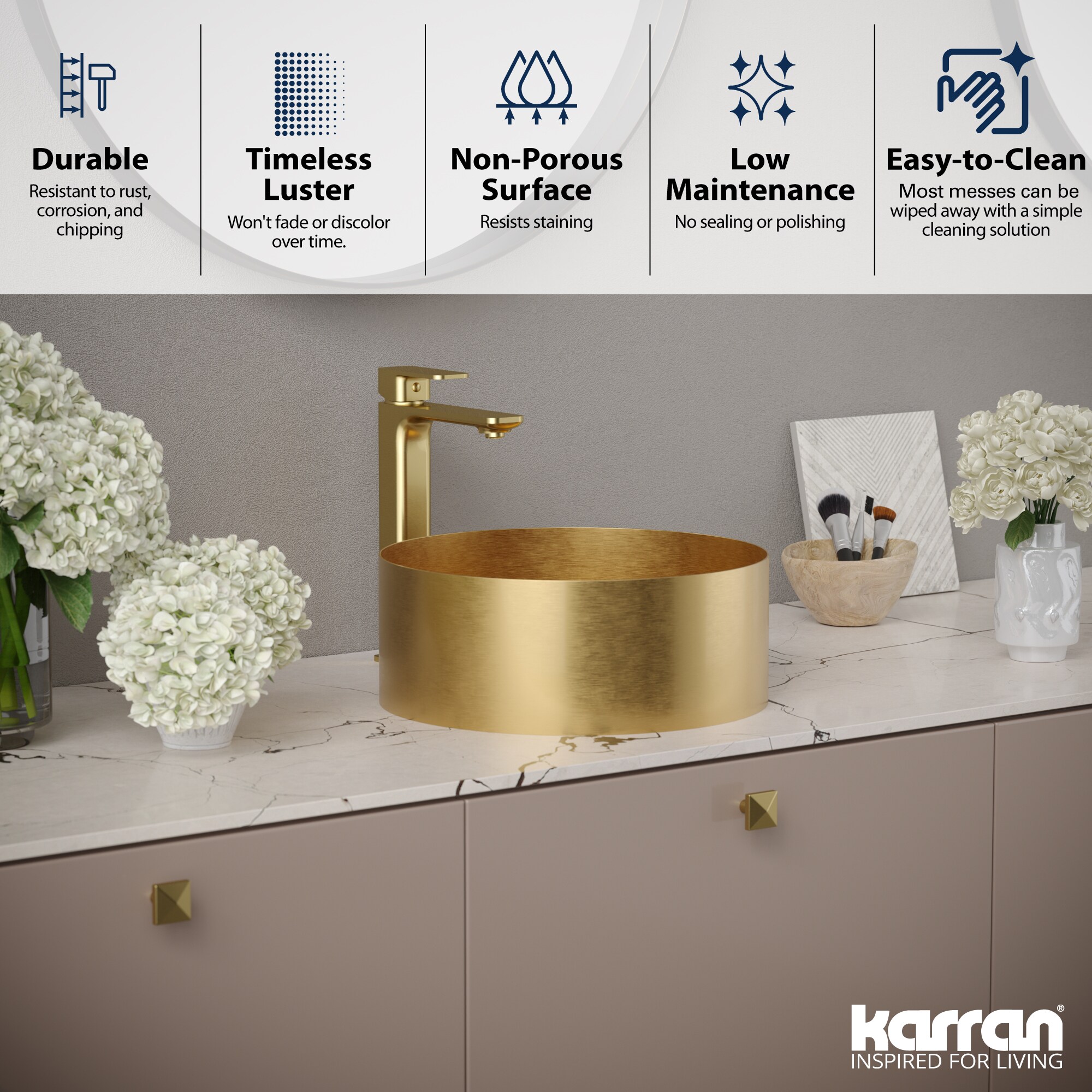 Karran CCV200G Bath-Sink - View #5