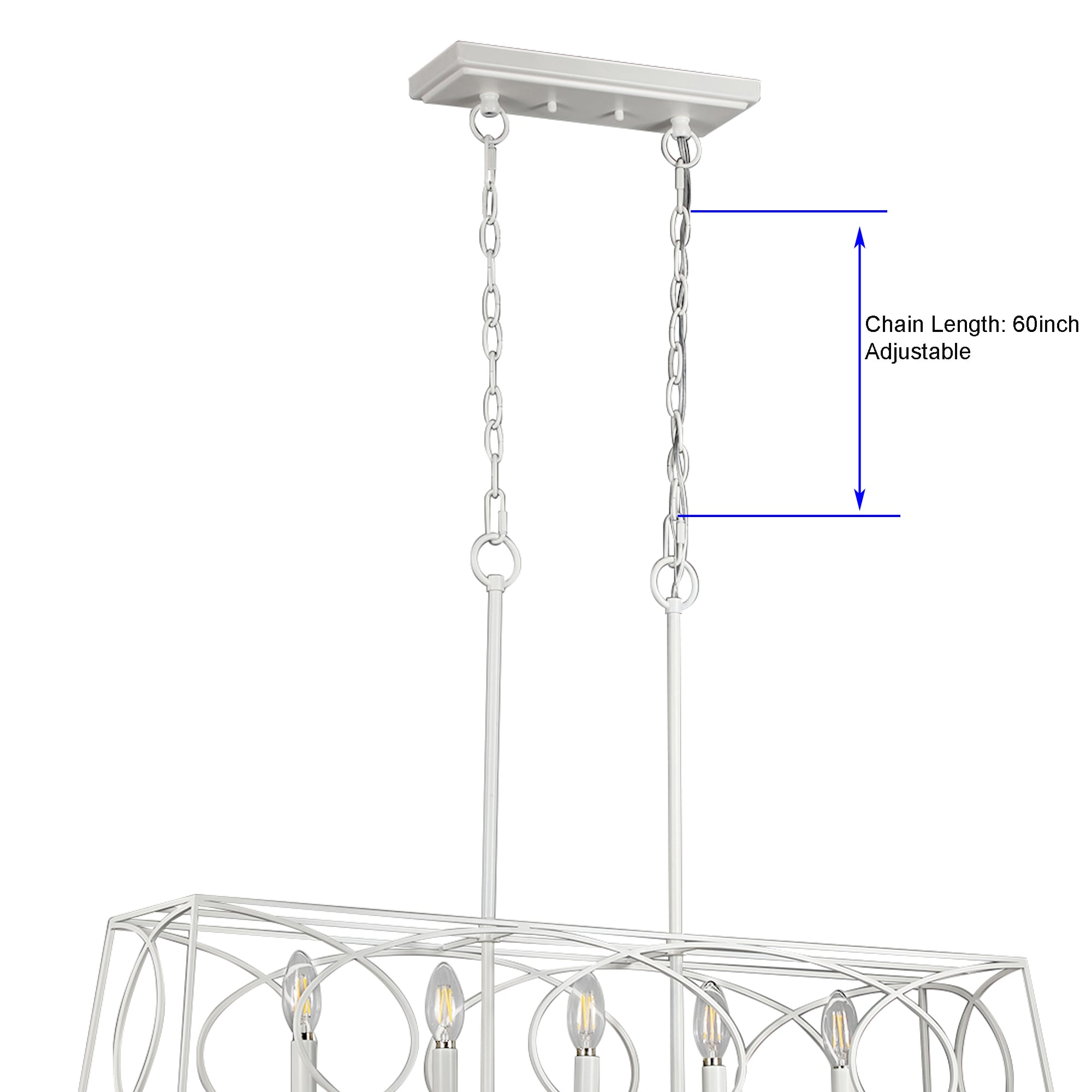 allen + roth KGD0305AX-01 WH Pendant-Lights - View #6