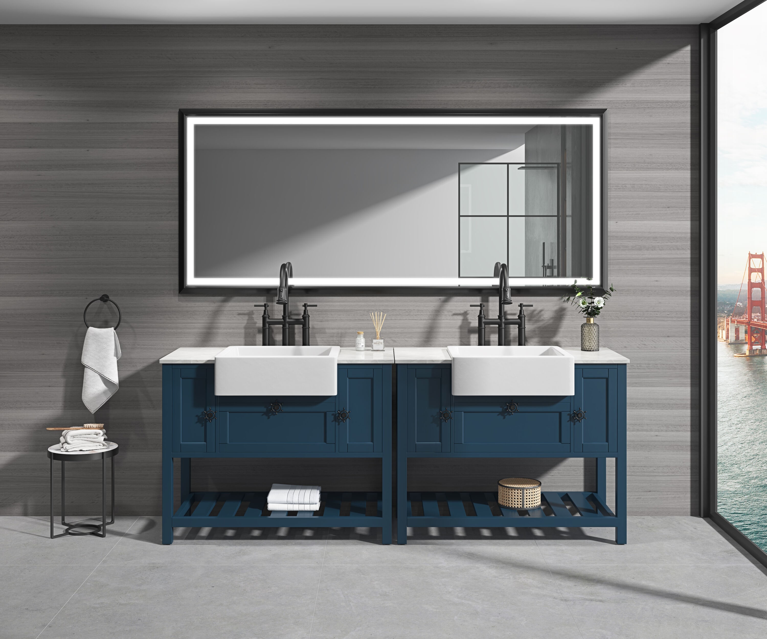 Vacolite KP-K988-MB-8 Framed-Bath-Mirrors - View #4