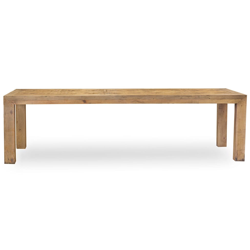 Primitive PCIMG605510 Natural Transitional Dining Table, Wood with Frame Finish Wood Base 40-in L x 31-in H