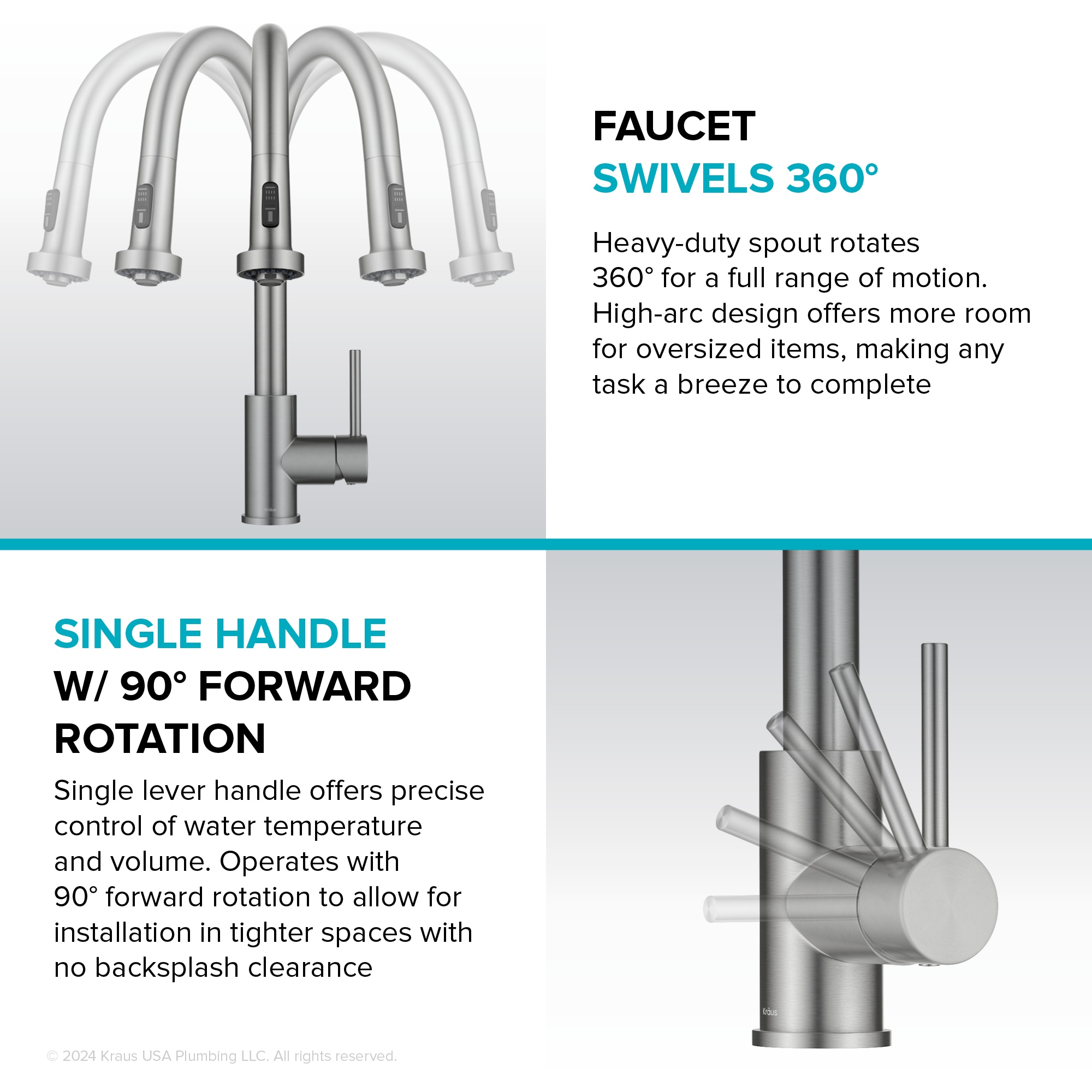 Kraus KSF-1616SFS Kitchen-Faucets - View #15
