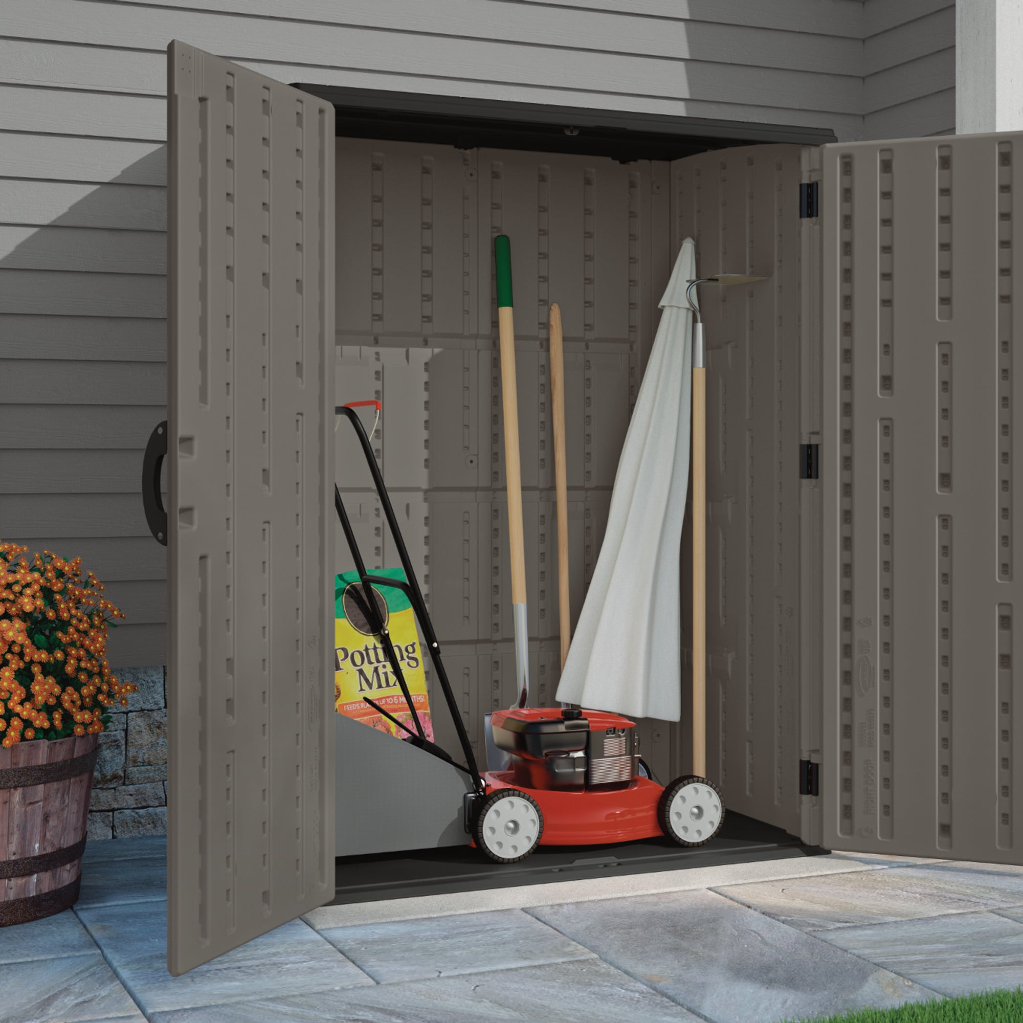 Suncast BMS5700SB Vinyl-Resin-Storage-Buildings - View #2