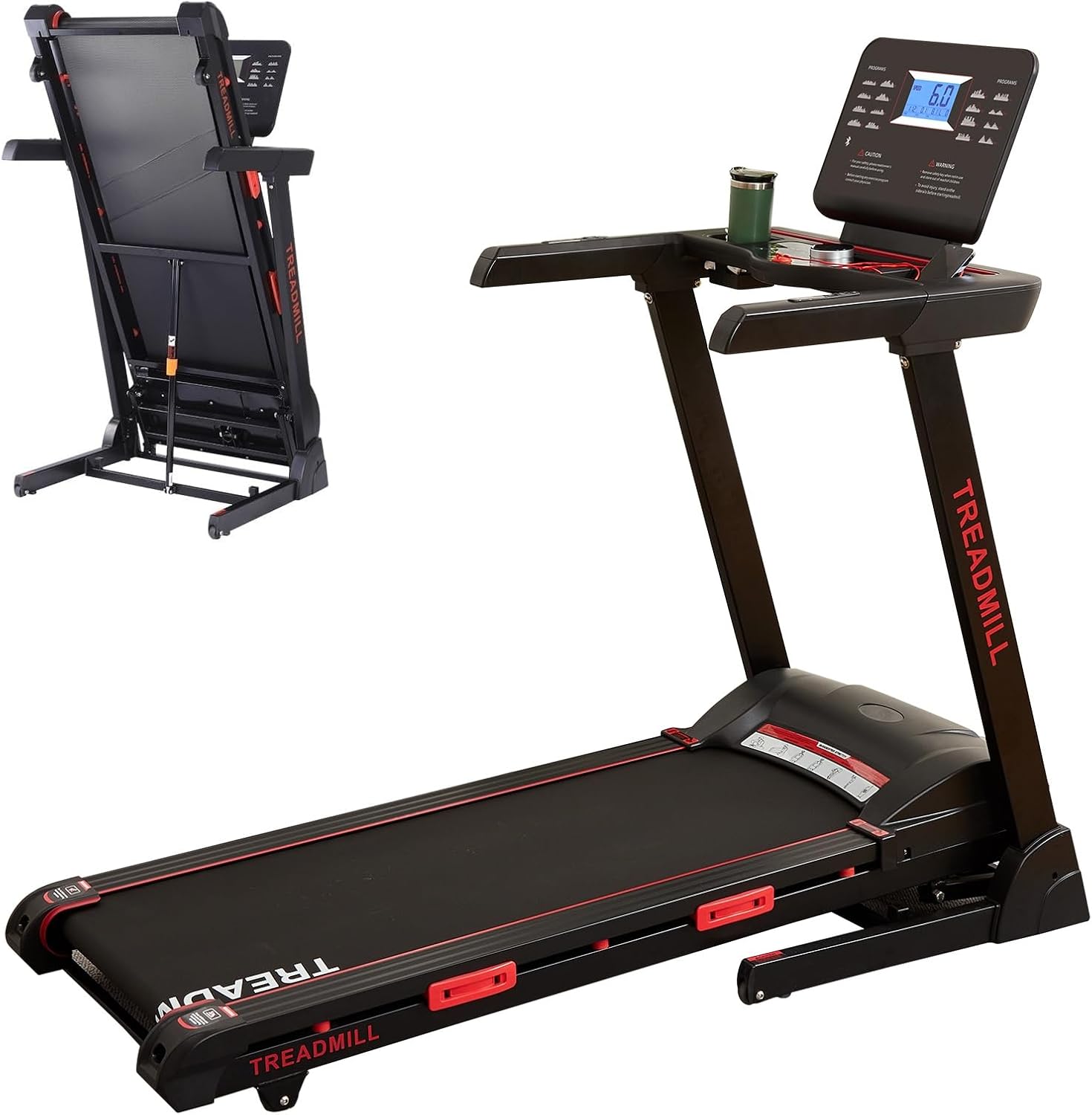 GAOMON Motor Plastic Steel Pipe Light Commercial Treadmill ...